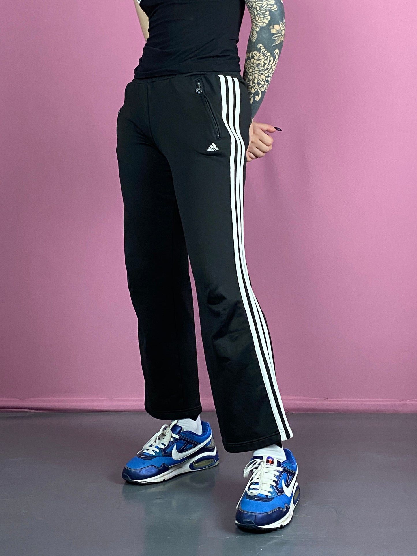 Adidas × Vintage Adidas Three Stripes Vintage Women's Track Pants - M Size 28" / US 6 / IT 42 - 1 Thumbnail
