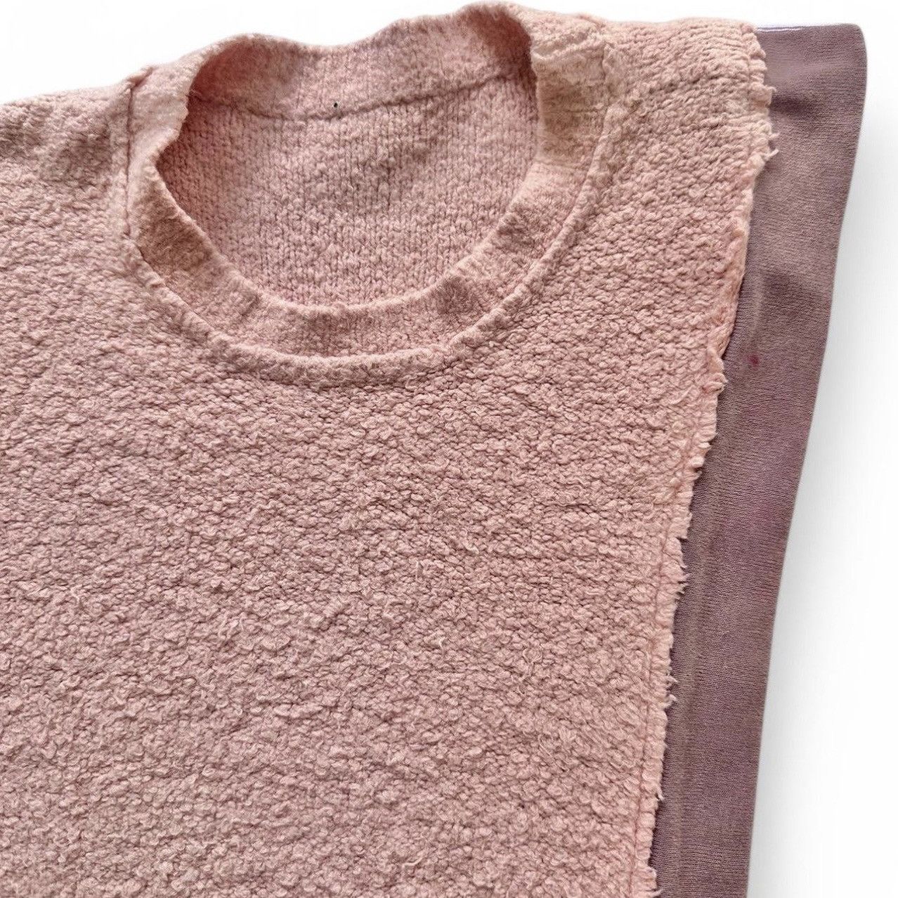 Other Savant Studios Uni-Sleeve Pink Fleece Sweater- Size M/L Size L / US 10 / IT 46 - 3 Thumbnail