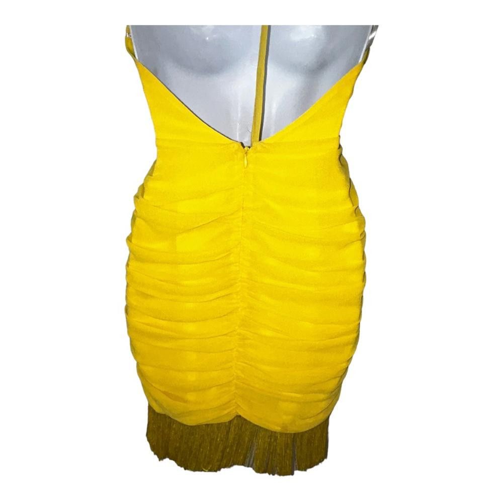 Forever 21 Forever 21 l NWT Low Plunge Mini Dress W Tassels XS Size XS / US 0-2 / IT 36-38 - 3 Thumbnail