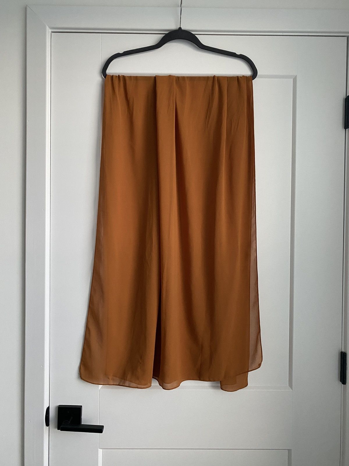 Other Premium Chiffon Rectangle Hijab In Burnt Orange For Women Size ONE SIZE - 2 Thumbnail