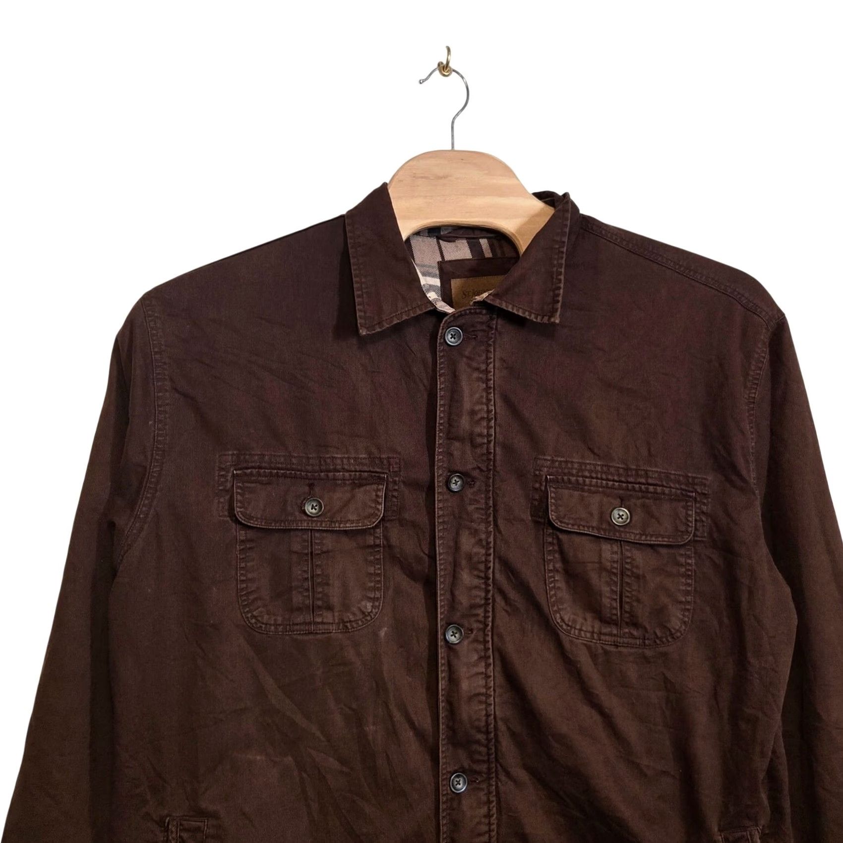 Vintage VINTAGE St. Johns Bay Flannel Lined Zip Jacket Men’s 2XL Brown Chore Barn Jacket Style Jacket Men 2XL Brown Flannel Lined Zip Size US XXL / EU 58 / 5 - 4 Thumbnail