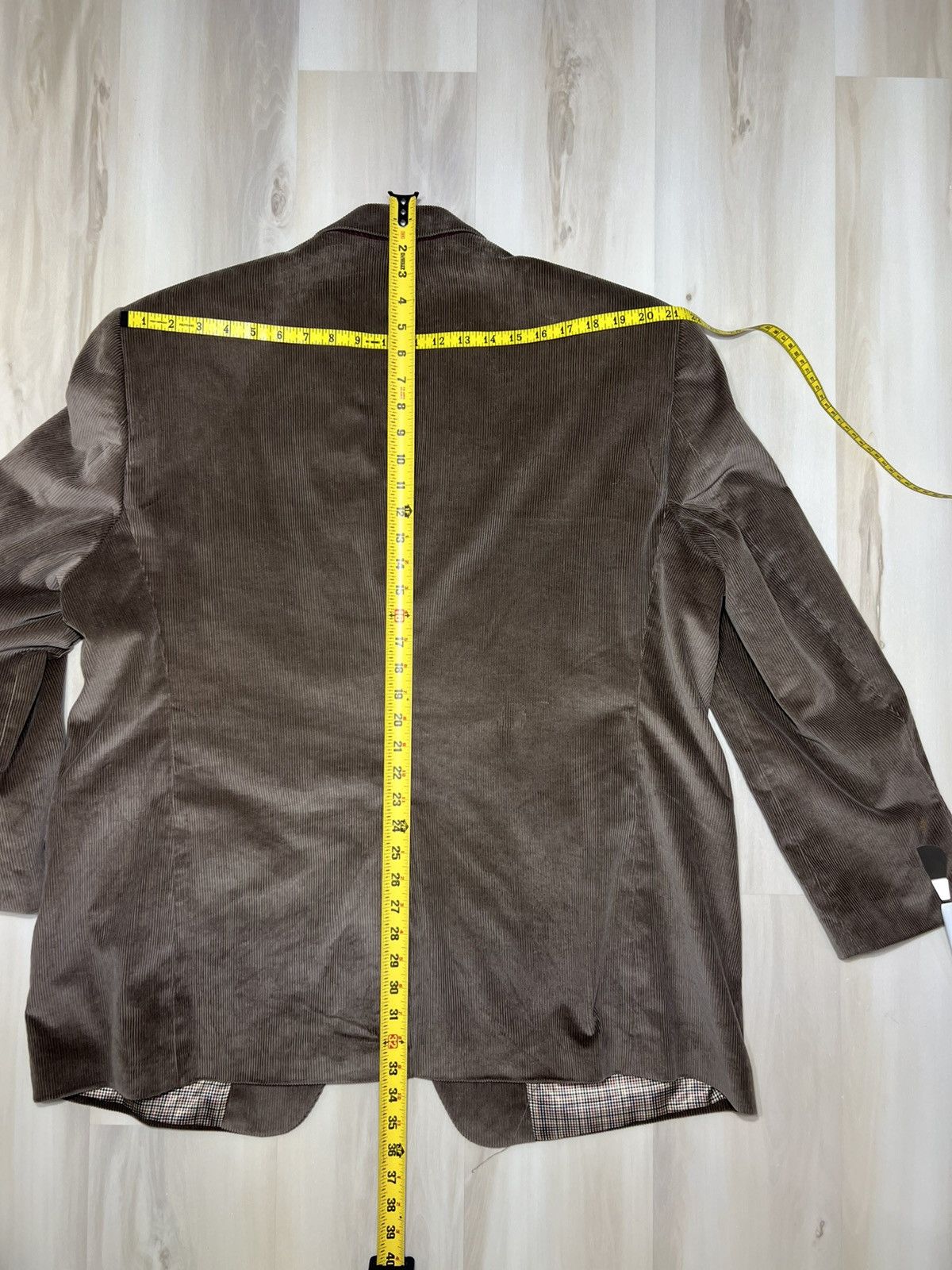 Saddlebred Saddlebred Men's Tan Brown Corduroy Blazer Sports Coat 50R Size 50R - 5 Thumbnail