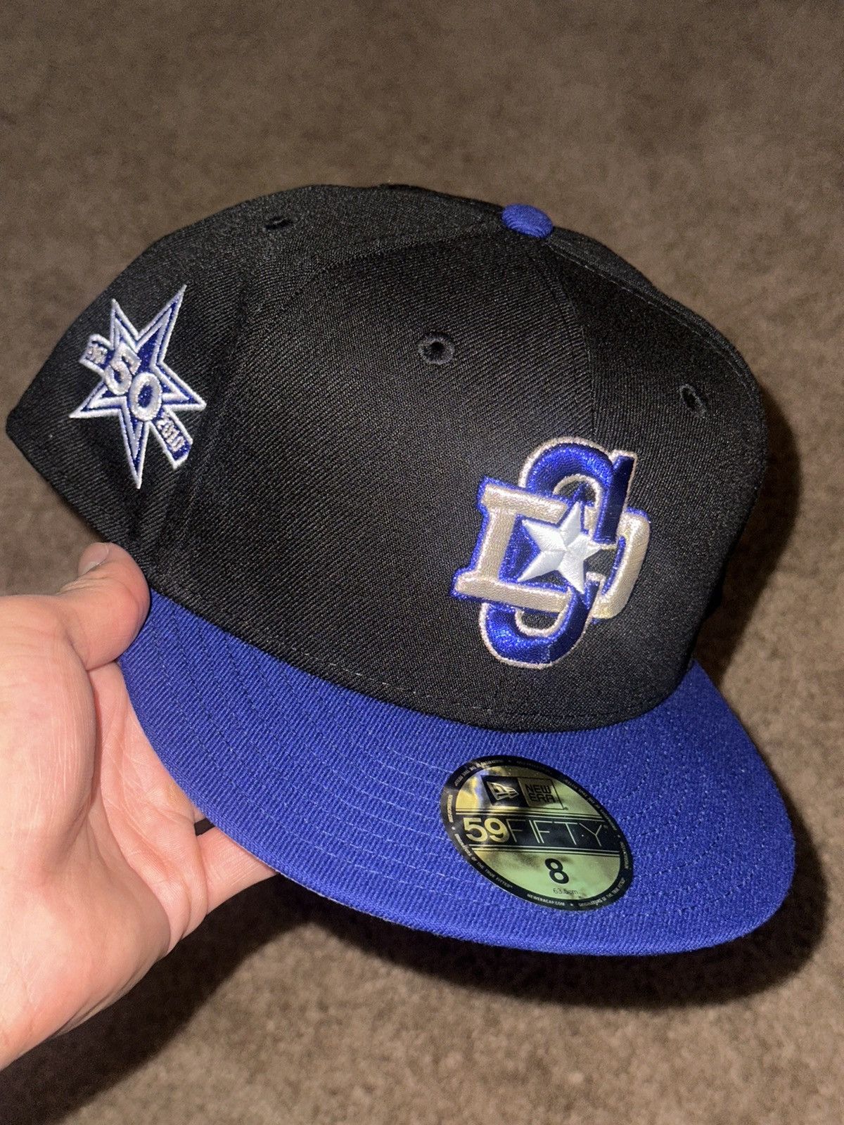 Hat Club × MyFitteds × New Era HAT CLUB Dallas Cowboys 50th Anniversary Side Patch Size 8 Size ONE SIZE - 1 Thumbnail