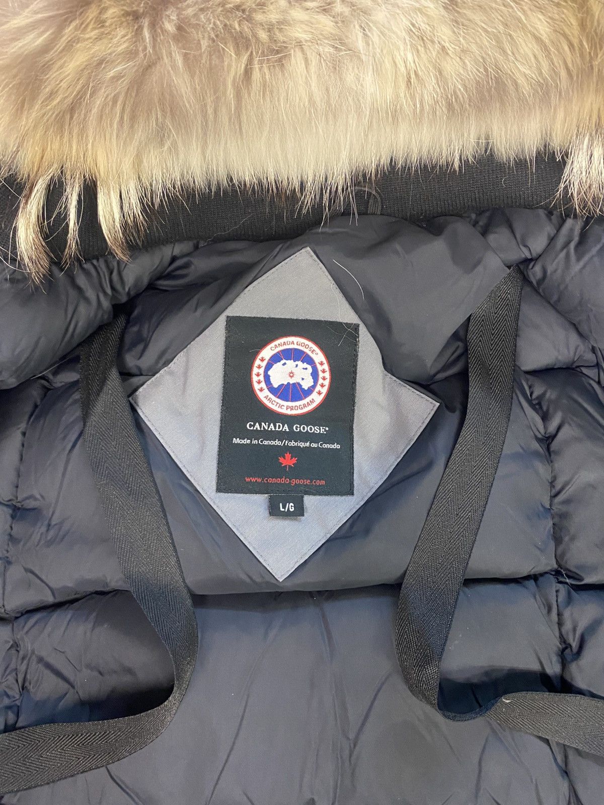 Canada Goose × Vetements Canada Goose Kensington Parka down jacket hood Coyote fur Size L / US 10 / IT 46 - 13 Thumbnail