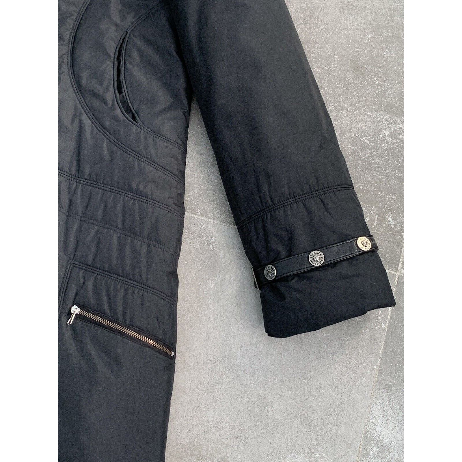 Versace Jeans Couture Women's VERSACE Medusa LEATHER TRIM Long Parka Jacket Coat M Size M / US 6-8 / IT 42-44 - 7 Thumbnail