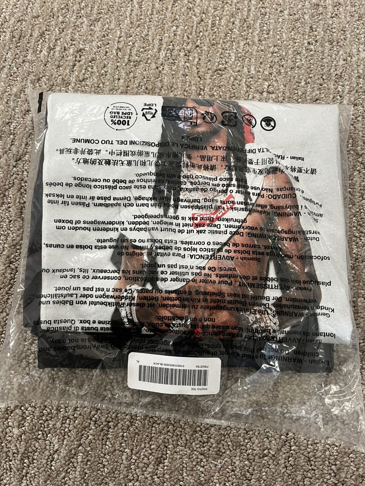 Supreme Supreme Playboi Carti Tee Size US XL / EU 56 / 4 - 4 Thumbnail