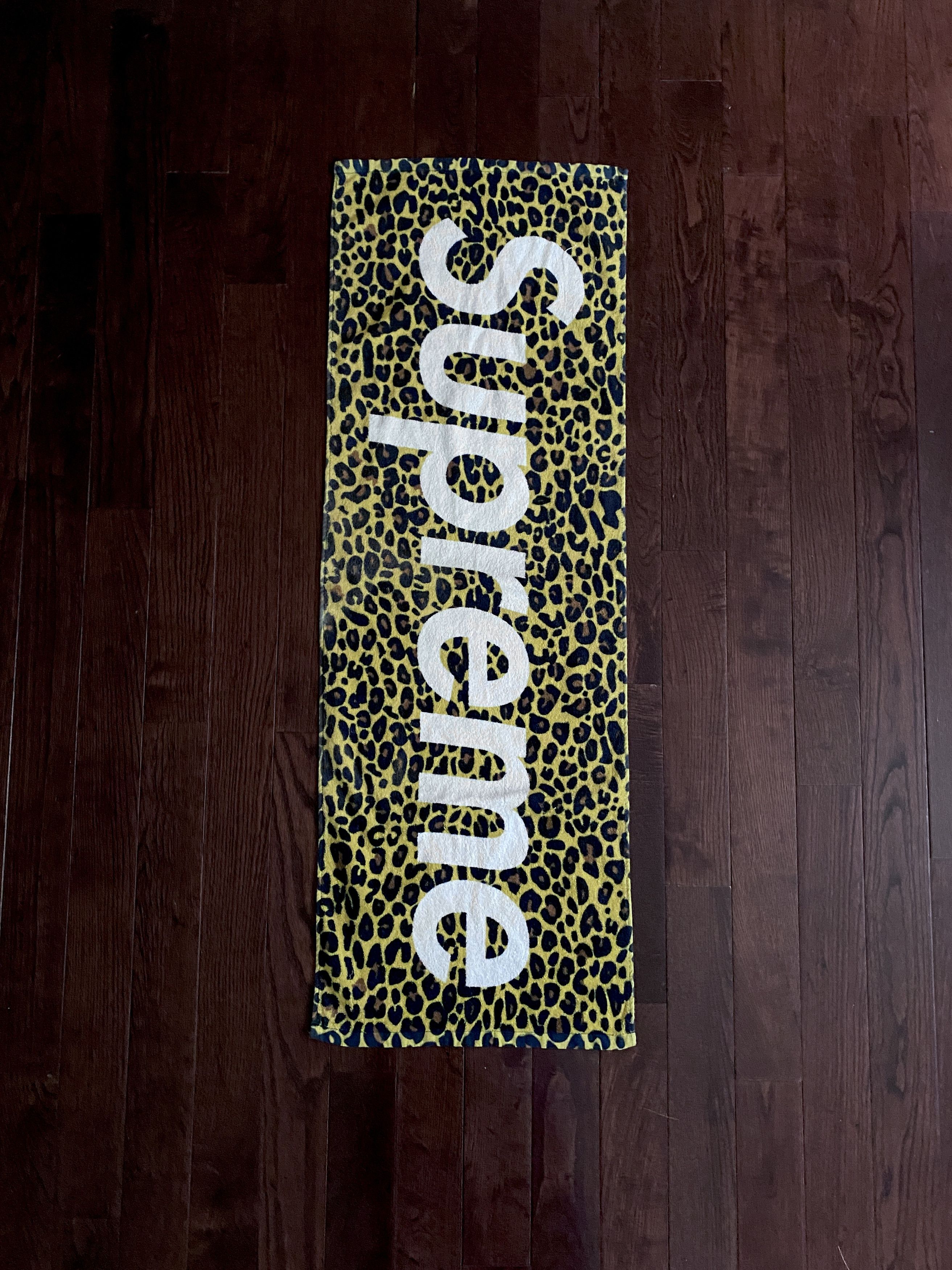Supreme Box Logo Leopard Towel 2009 Size ONE SIZE - 1 Thumbnail