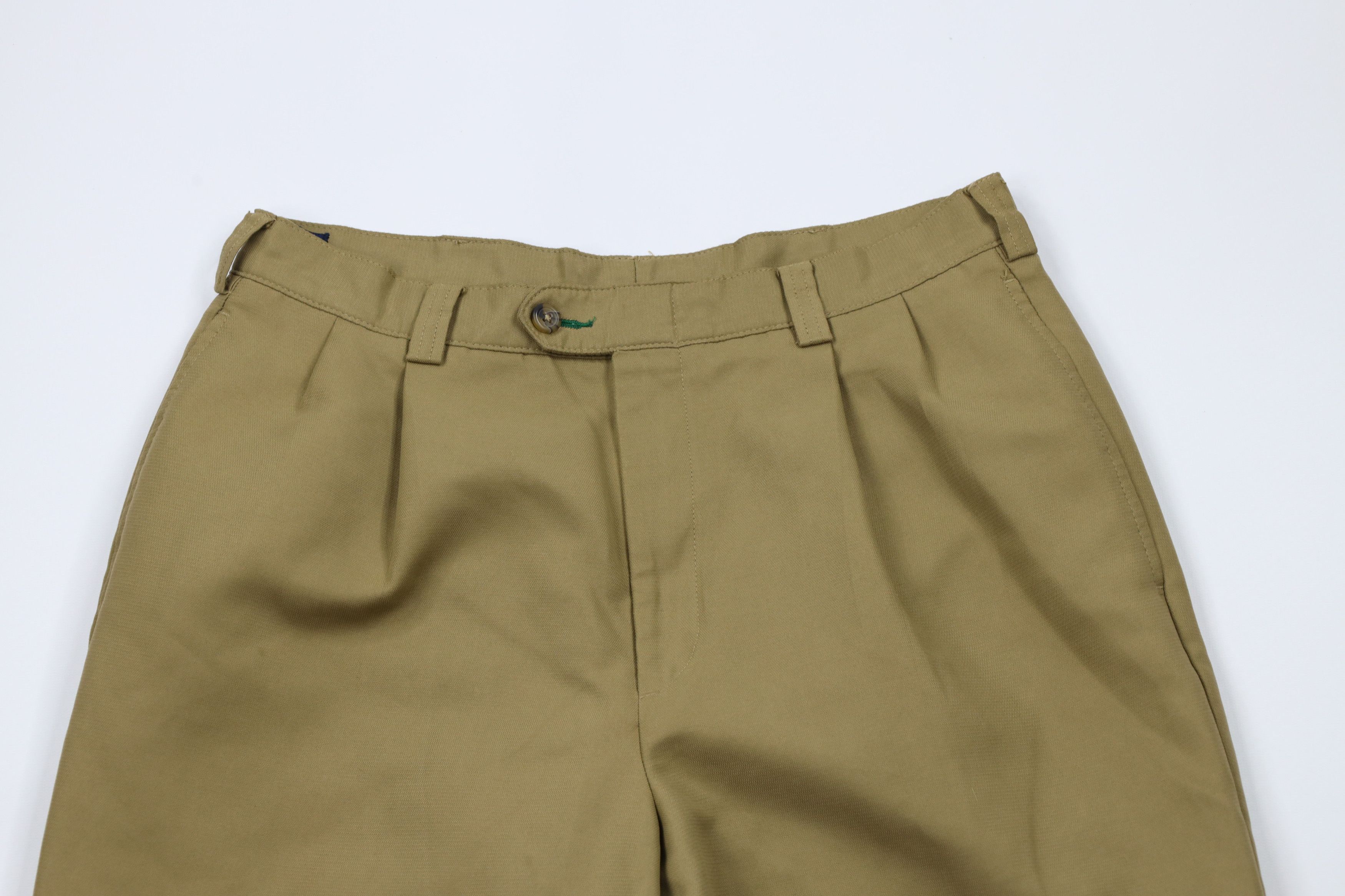 Tommy Hilfiger × Vintage Vintage 90s Tommy Hilfiger Cuffed Wide Leg Chino Pants Brown Size US 32 / EU 48 - 2 Thumbnail