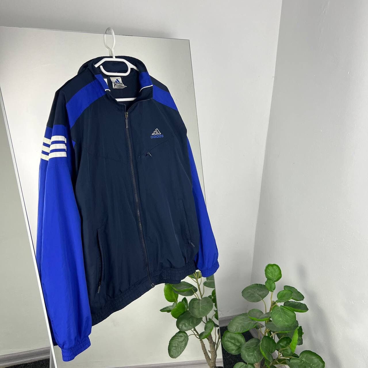 Adidas Adidas Vintage 90s Retro Zip Jacket Y2K Style Baggy Fit Size US L / EU 52-54 / 3 - 1 Thumbnail