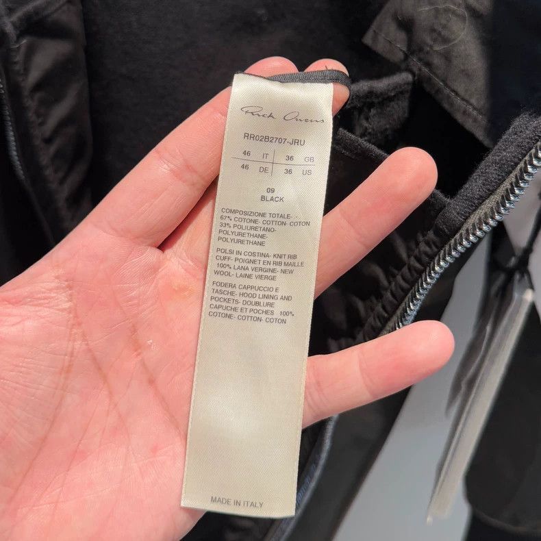 Rick Owens Rick Owens Unique Full-Zip Shark Jacket-2506 Size US L / EU 52-54 / 3 - 7 Thumbnail