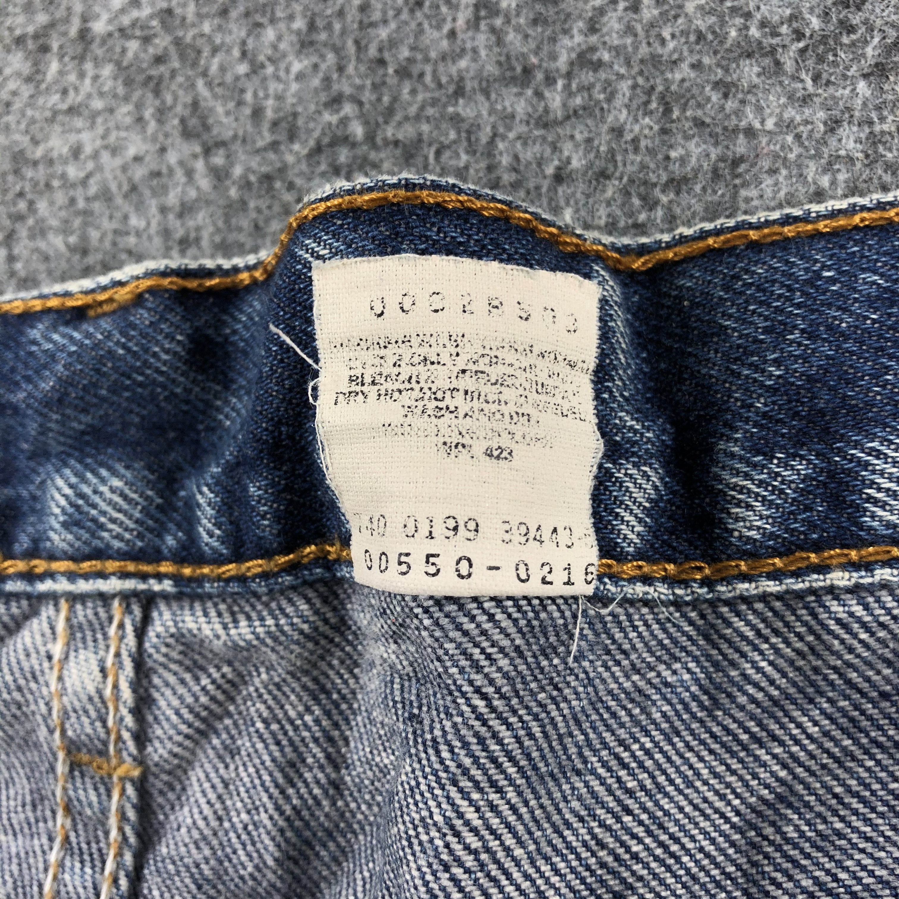 Levi's 90s Vintage Blue Wash Levis 550 Jeans-J2545 Size US 34 / EU 50 - 12 Thumbnail