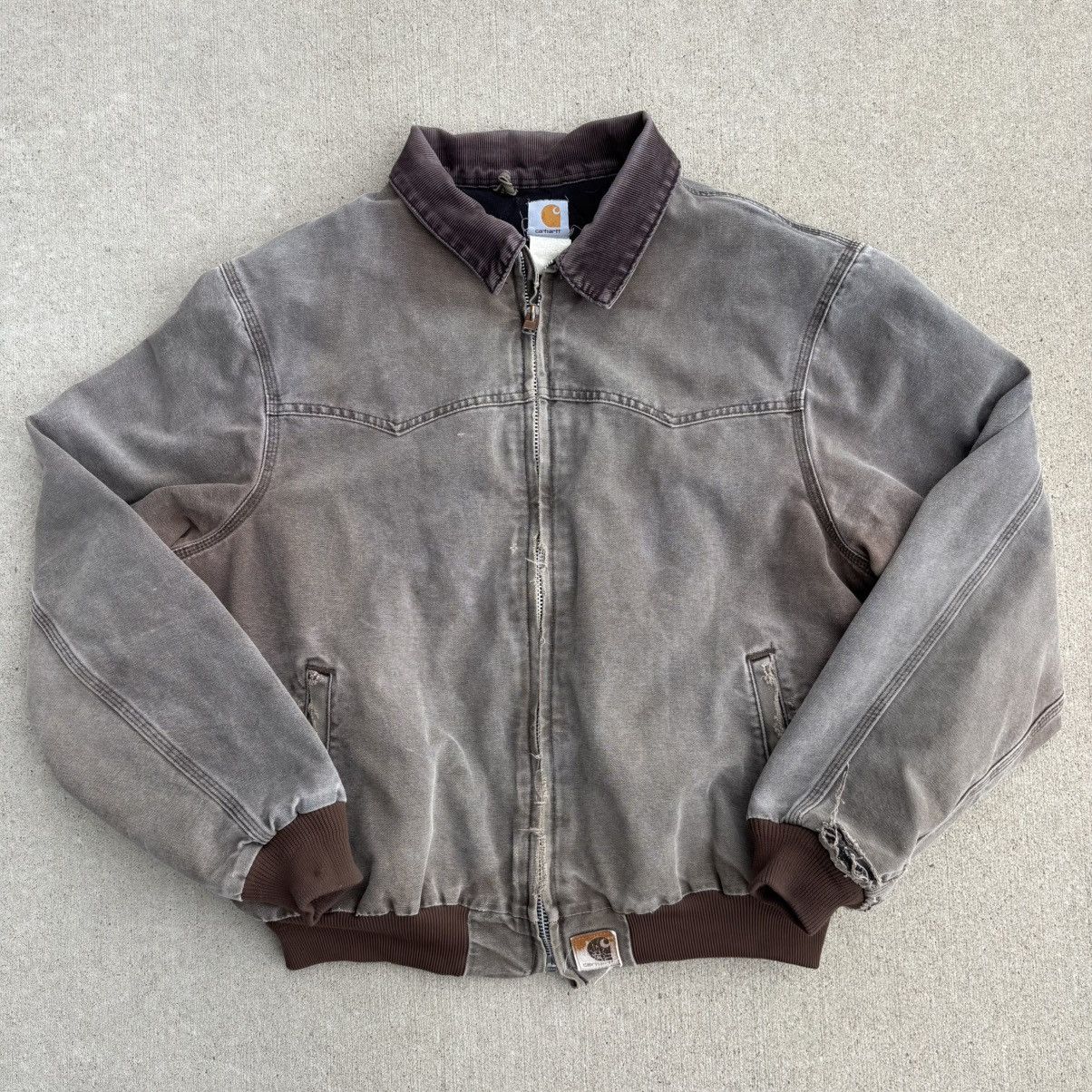 Carhartt Vintage Carhartt Santa Fe Bomber Jacket Size US XL / EU 56 / 4 - 1 Thumbnail