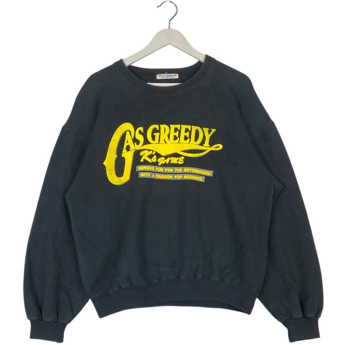 Vintage Vintage K’s Game Printed Crewneck Sweatshirt Black Size M Size US M / EU 48-50 / 2 - 1 Thumbnail