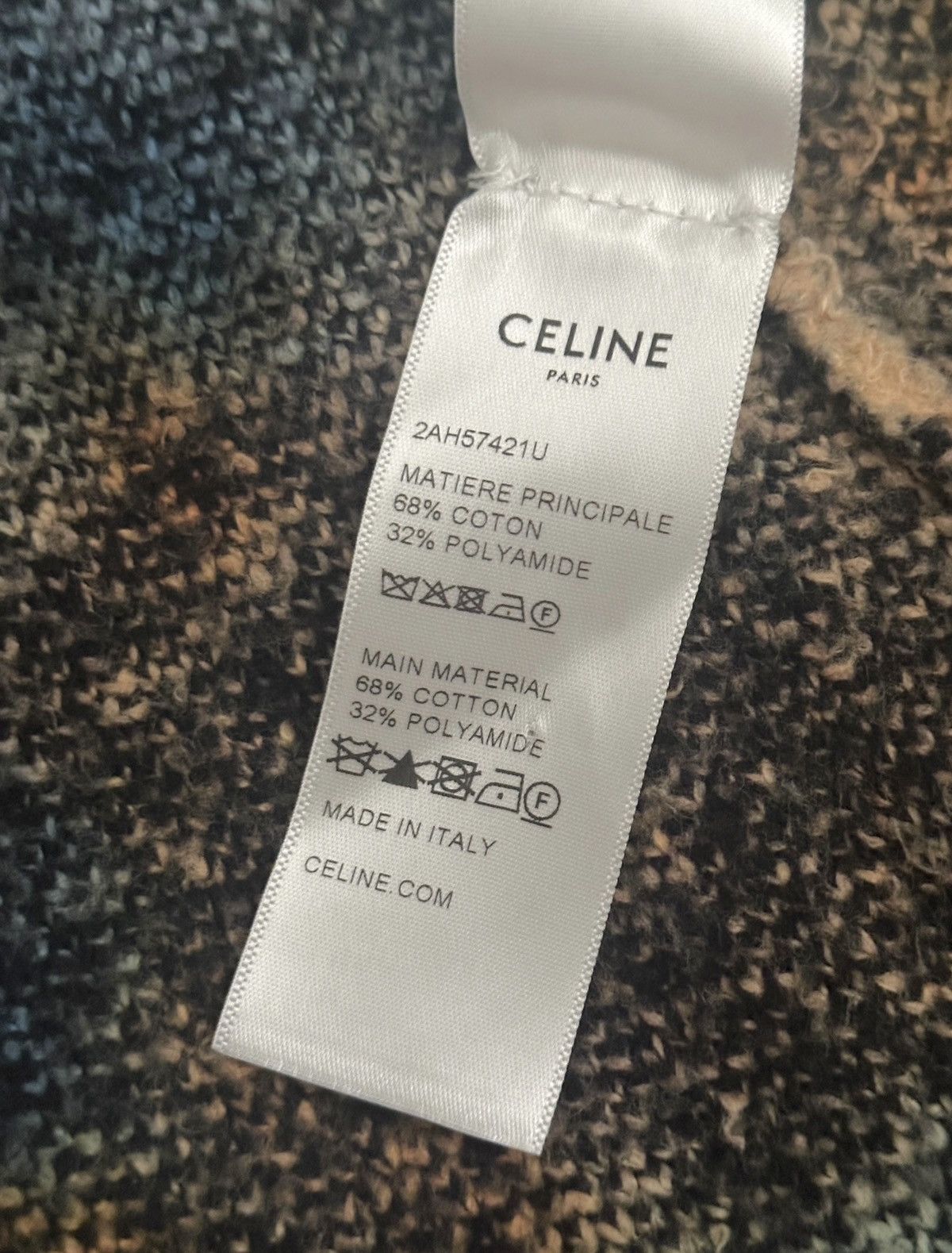 Celine Celine Homme Brushed Knit Cardigan Size US M / EU 48-50 / 2 - 6 Thumbnail