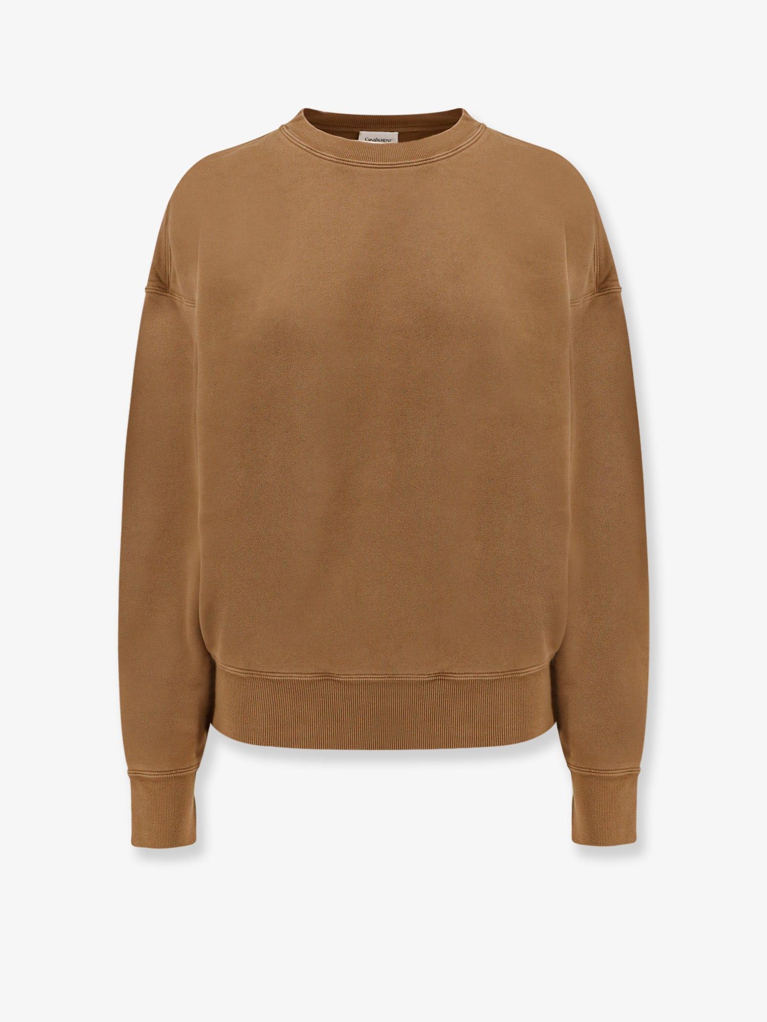 Saint Laurent Paris Certified Cotton Sweatshirt With Logoed Label Size S / US 4 / IT 40 - 1 Thumbnail