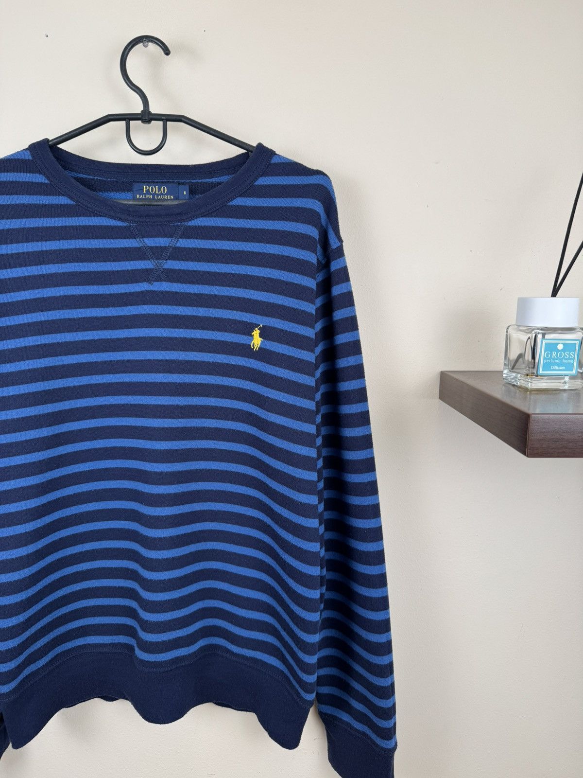 Polo Ralph Lauren Ralph Lauren Sweater Knitwear Sweatshirt M Striped Blue Size US M / EU 48-50 / 2 - 8 Thumbnail