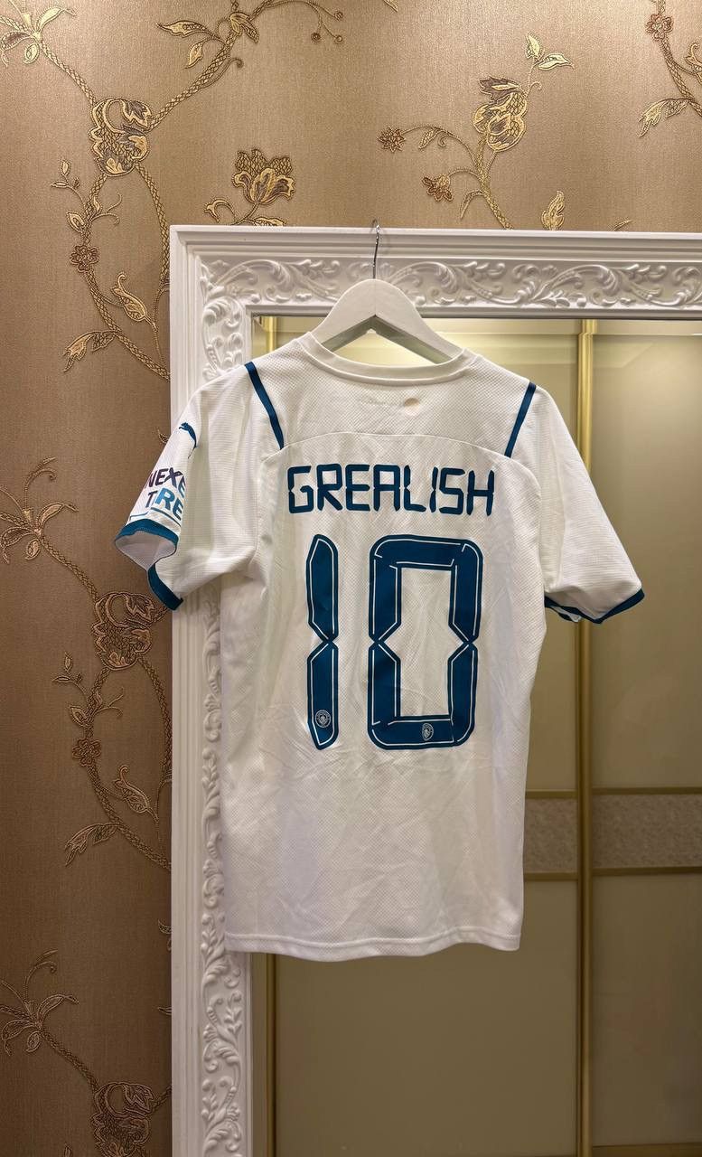 Puma 2021/22 Manchester City Away Jersey #10 Grealish Soccer Size US M / EU 48-50 / 2 - 2 Thumbnail