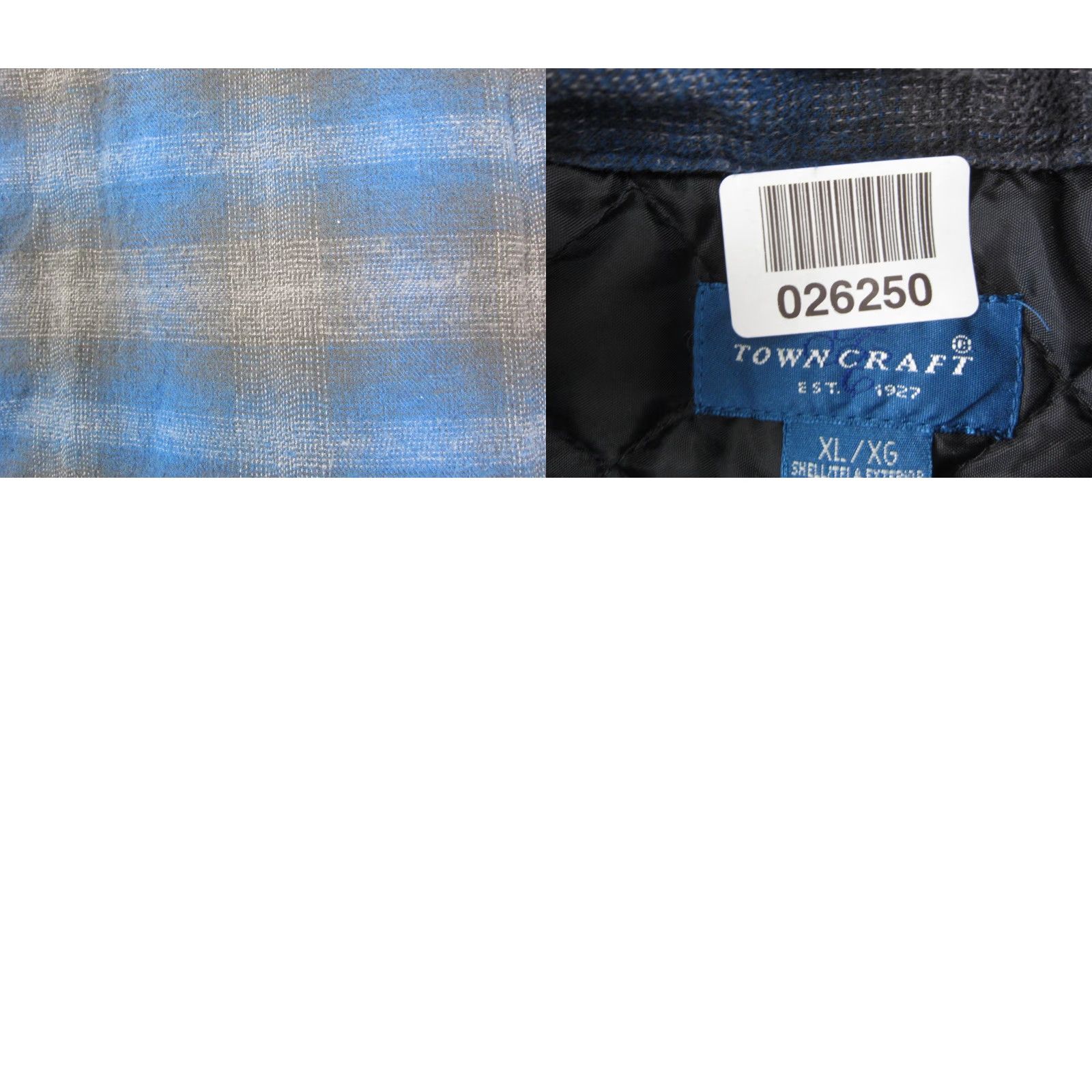Vintage VINTAGE Towncraft Shirt Mens XL Blue Plaid 80s Shacket Lined Button-Up Casual Workwear Winter Spring Summer Fall Mens Size US M / EU 48-50 / 2 - 8 Thumbnail