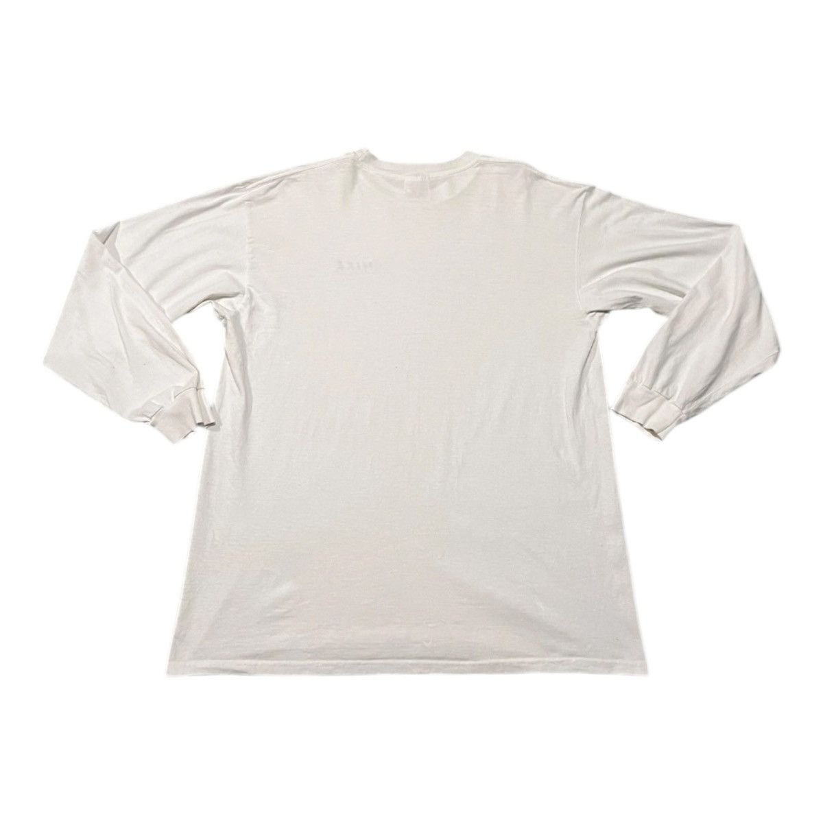 Nike Vintage Nike White Long Sleeve Size US L / EU 52-54 / 3 - 3 Thumbnail