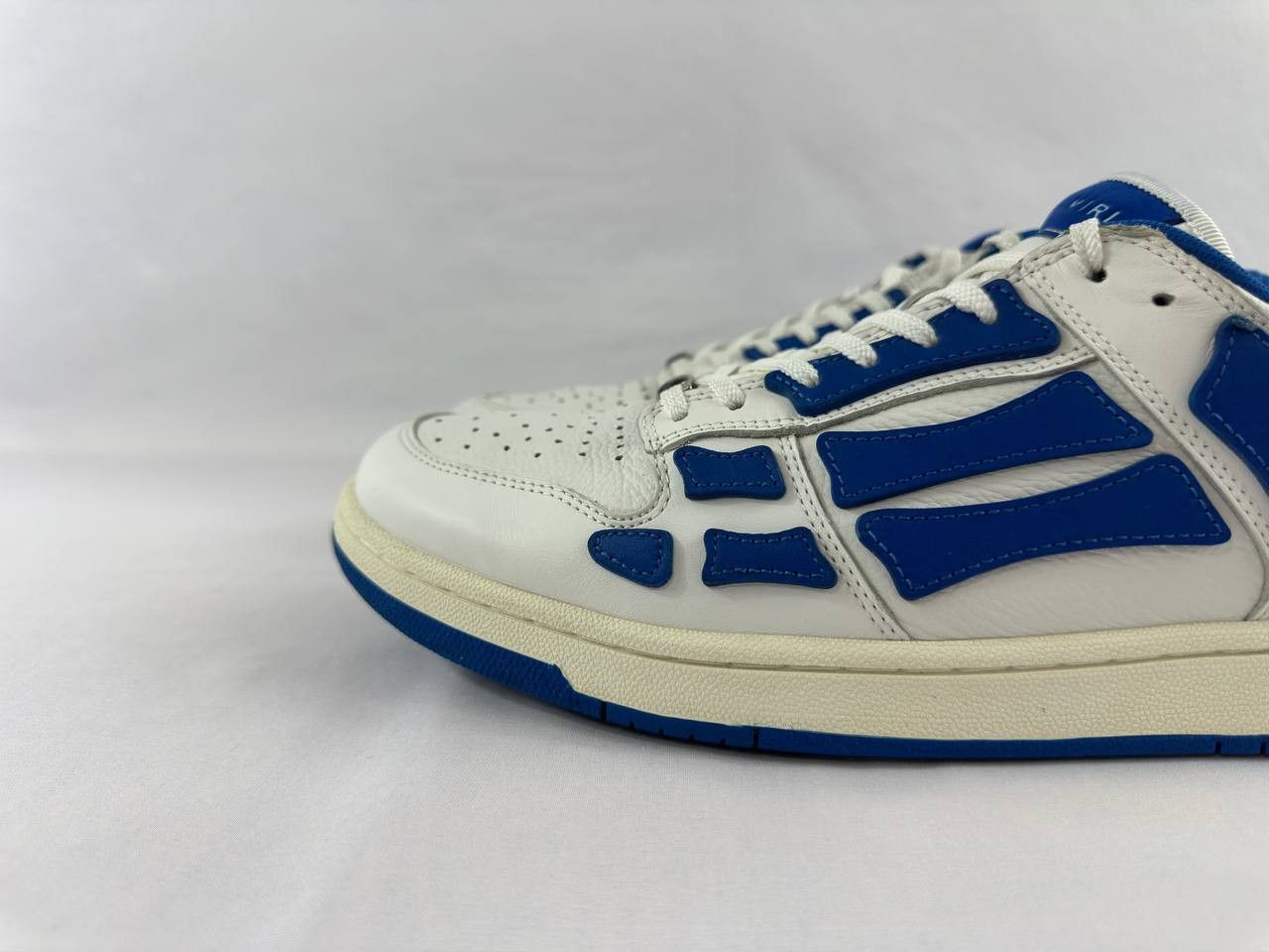 Amiri Amiri Skel Top Low 'White Blue' Sneakers Size US 12 / EU 45 - 8 Thumbnail