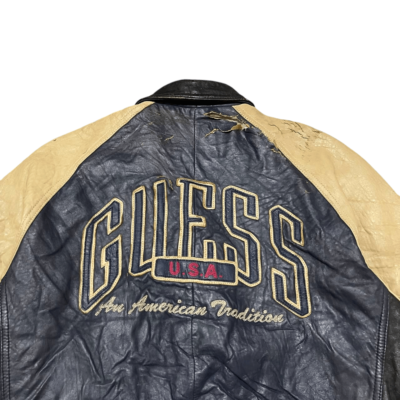 Guess Vintage Guess Leather Varsity Jacket Size US S / EU 44-46 / 1 - 2 Thumbnail