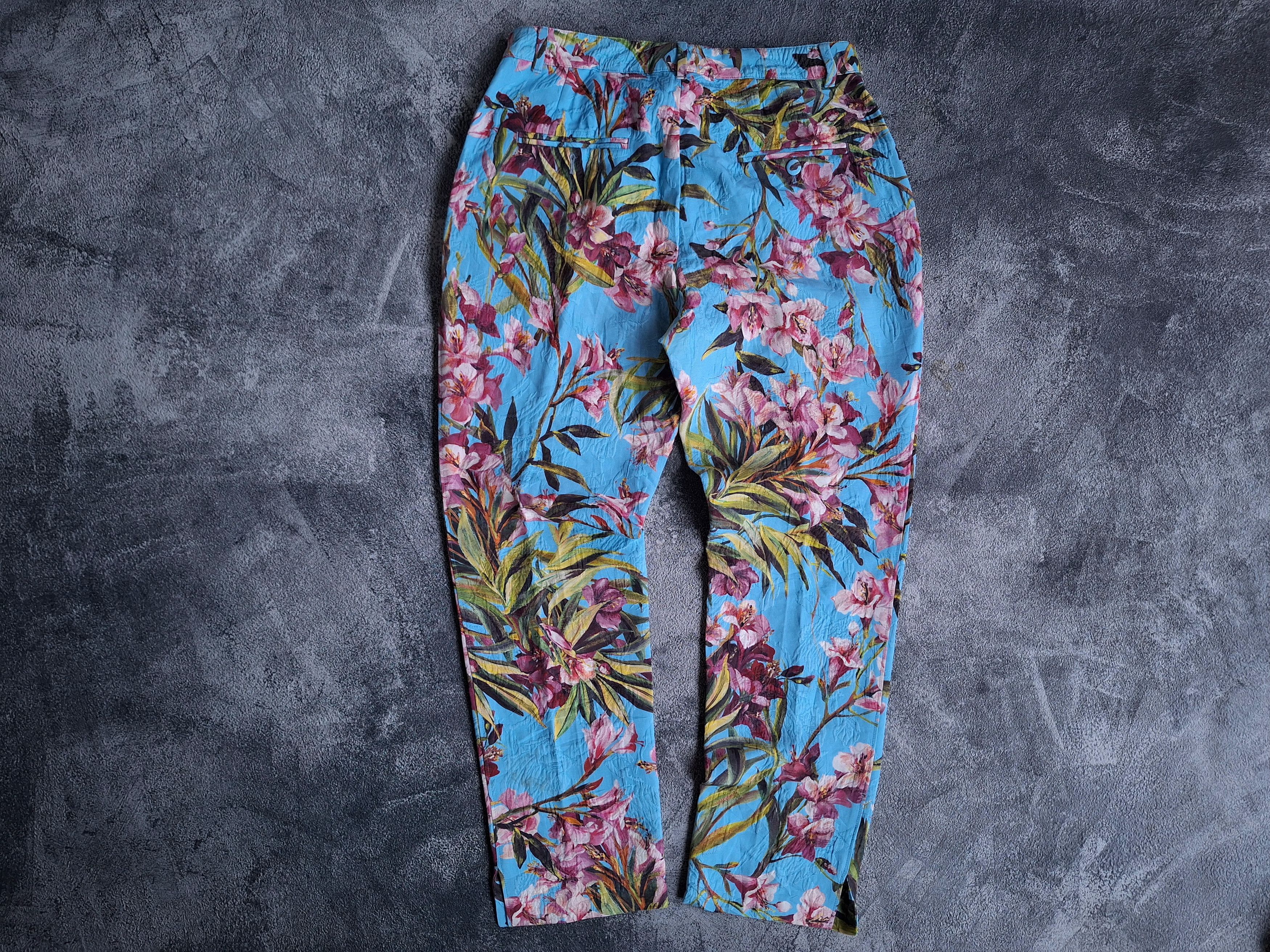 Dolce & Gabbana × If Six Was Nine Dolce Gabbana Floral art Pants Size 31" - 10 Thumbnail