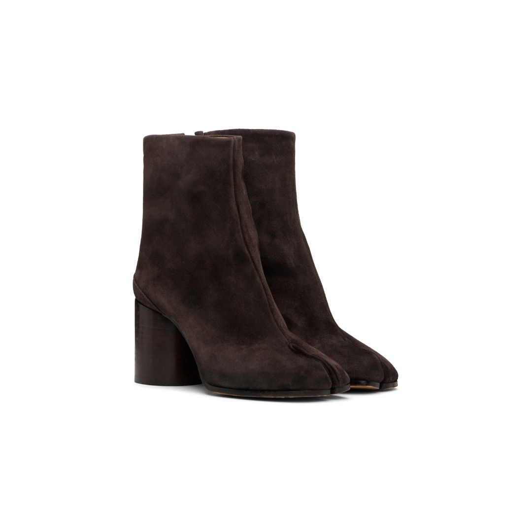Maison Margiela o1w1db11225 Suede Tabi Ankle Boots in Brown Size US 9 / IT 39 - 4 Thumbnail