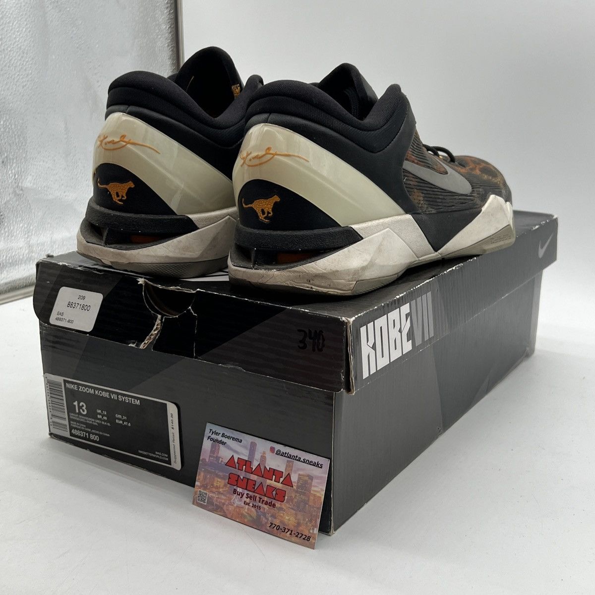 Nike Zoom Kobe 7 cheetah Size US 13 / EU 46 - 4 Thumbnail
