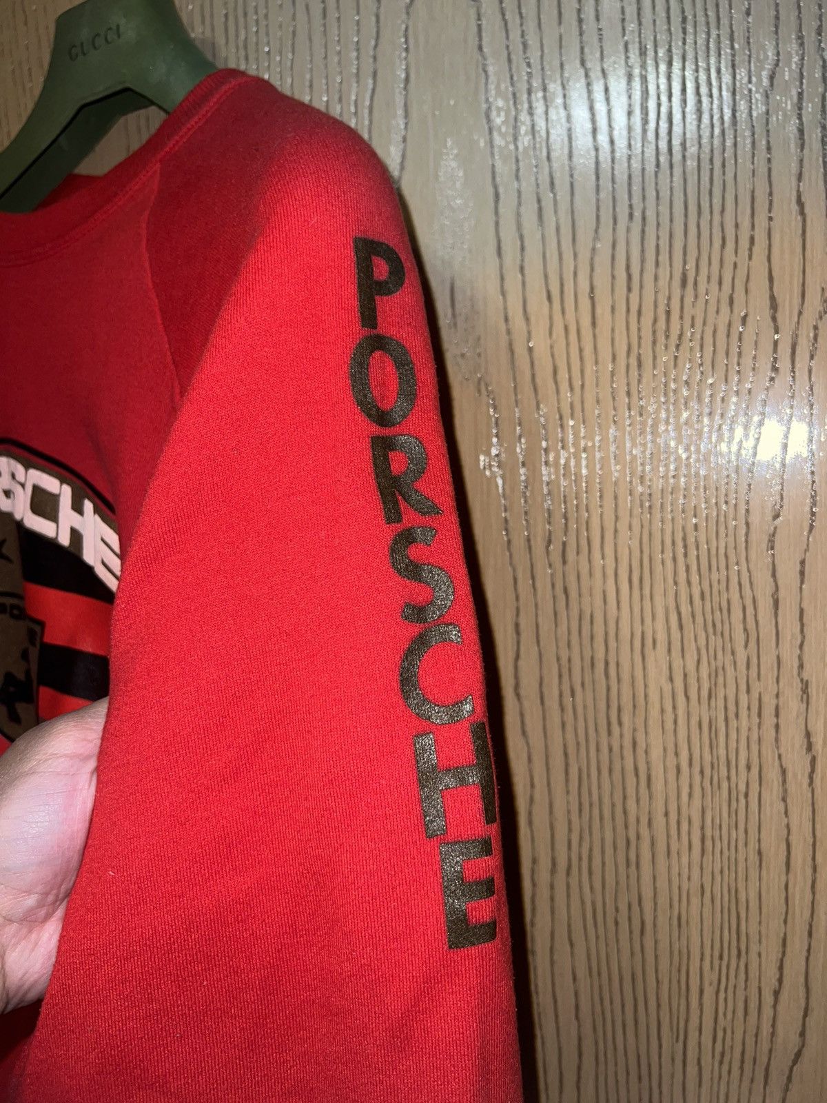 Fruit Of The Loom × Porsche Design × Vintage Vintage Porsche Red Crewneck Size XL Size US XL / EU 56 / 4 - 2 Thumbnail