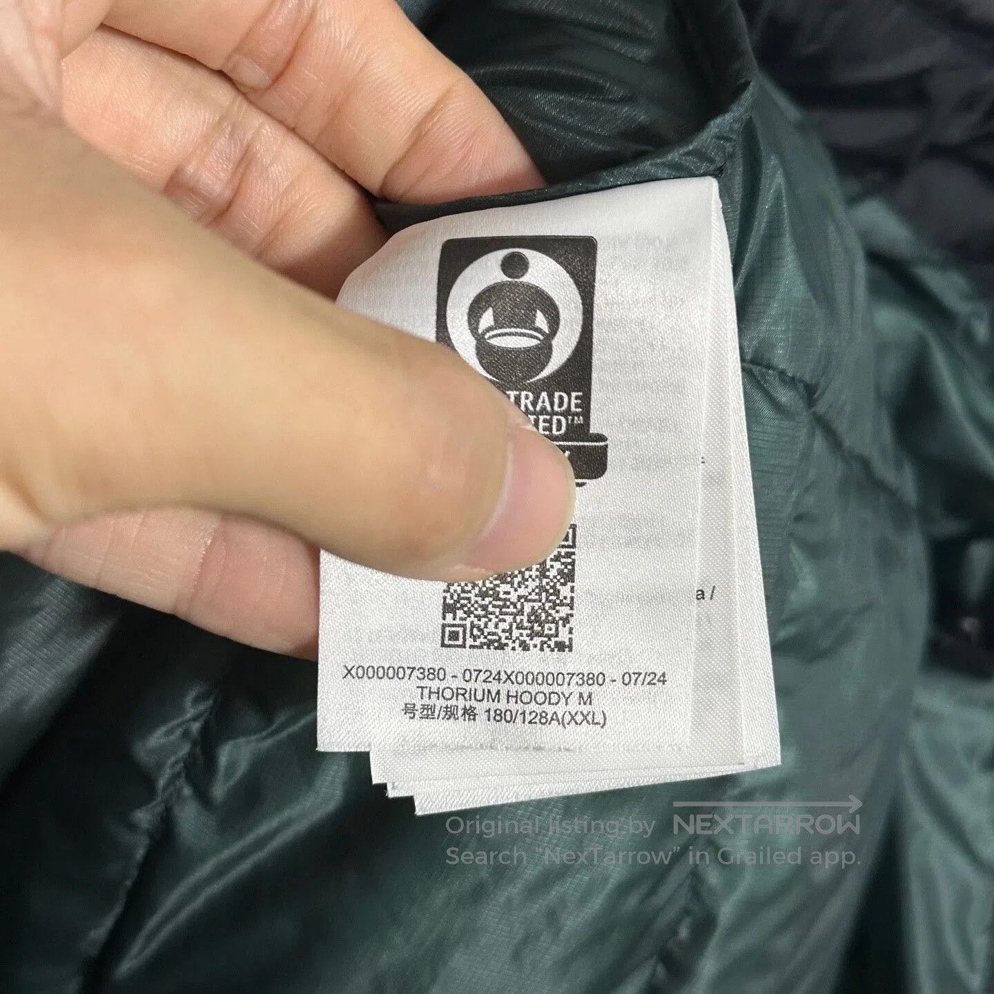 Arc'teryx Arcteryx Thorium Hoody Down Jacket Black Green. Size US XXL / EU 58 / 5 - 7 Thumbnail