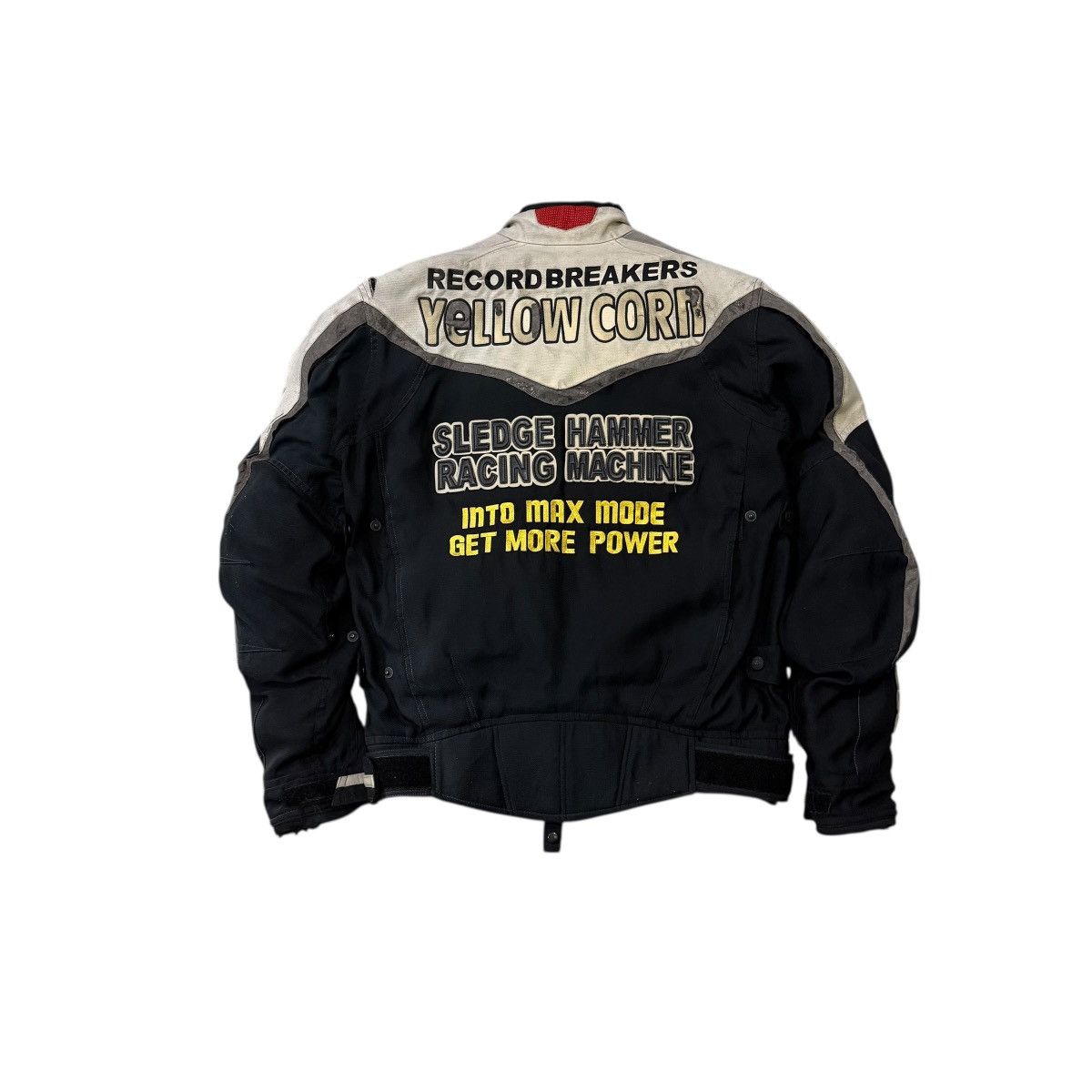 YELLOW CORN Vintage Yellow Corn Moto Racing Padded Jacket Size US L / EU 52-54 / 3 - 10 Thumbnail