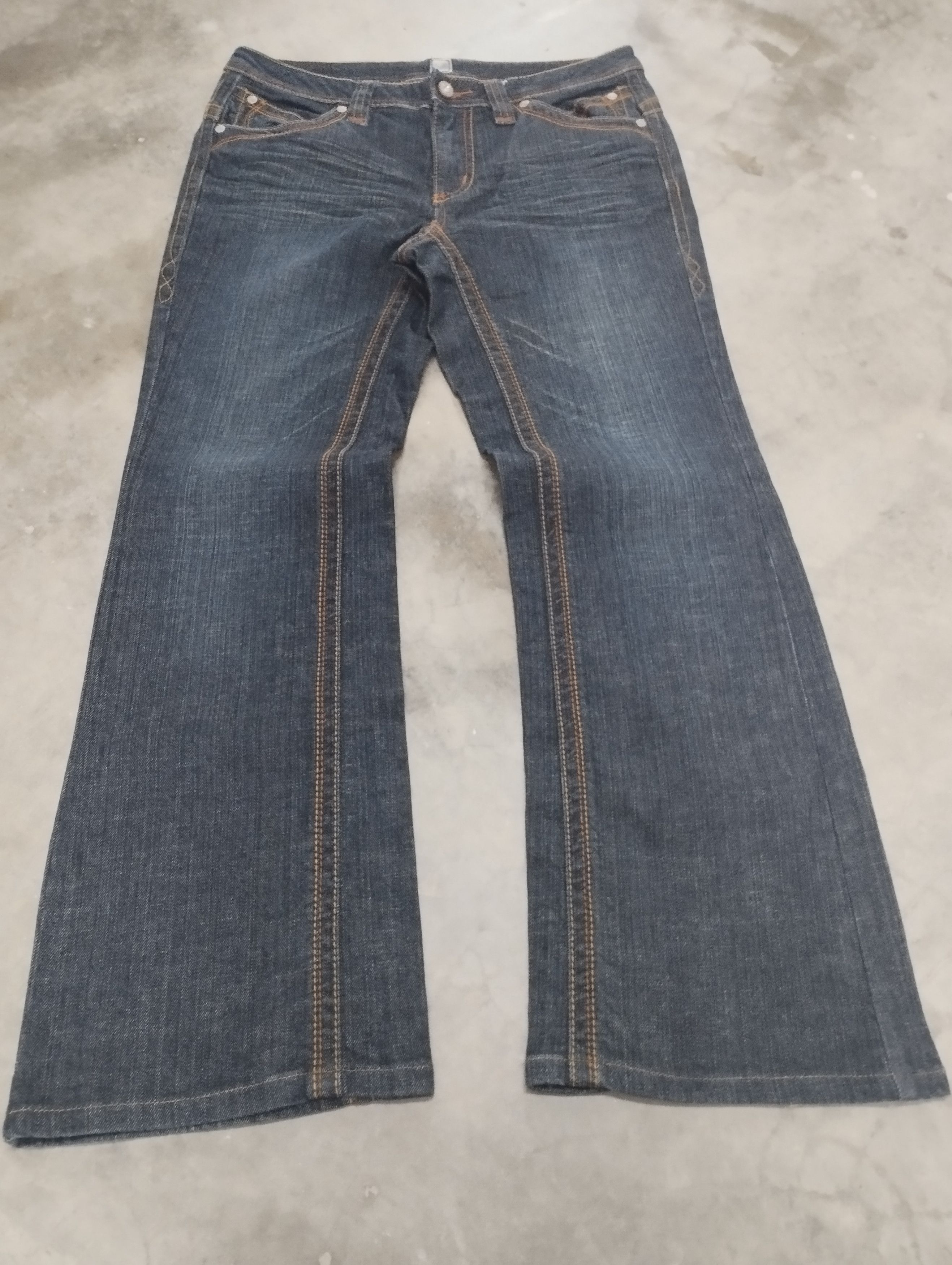 Japanese Brand Flared Jeans Japan Jouer Aux Echess Bootcut Low Rise Jeans Size US 30 / EU 46 - 2 Thumbnail