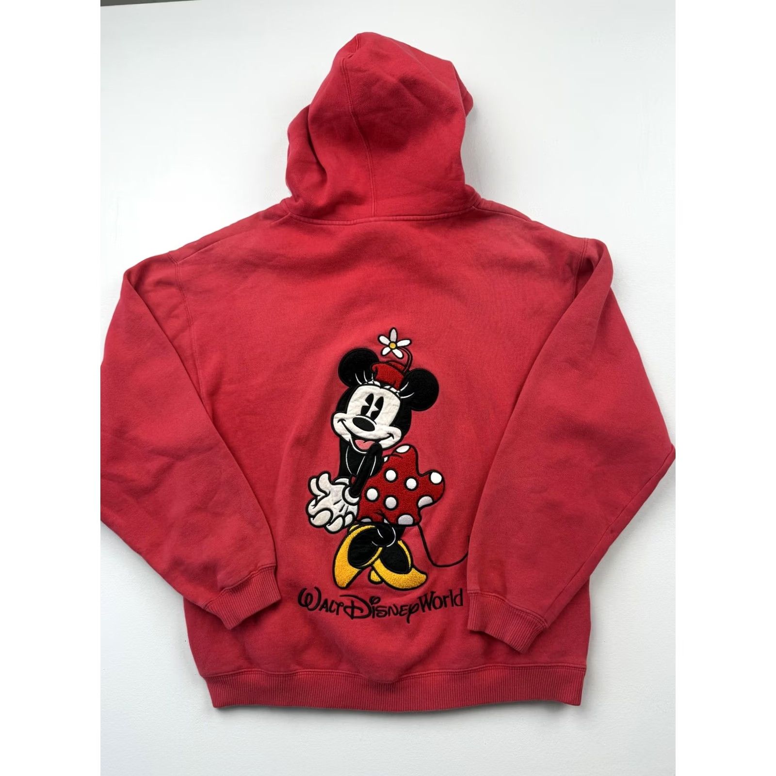 Disney Walt Disney World Hoodie Sweatshirt Womens Small Red Minnie Mouse Full Zip Size S / US 4 / IT 40 - 2 Thumbnail