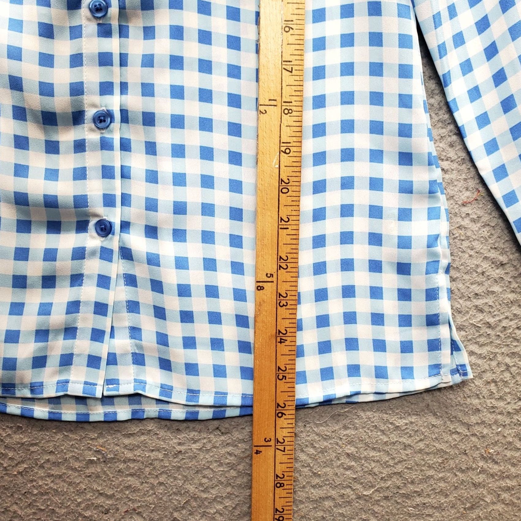 Denim & Co. Denim & Co. Shirt Womens 2XS Plaid Roll Tab Oversized Button-Up Multicolor Shirt Women 2XS Casual Size XXS / US 00 / IT 34 - 3 Thumbnail
