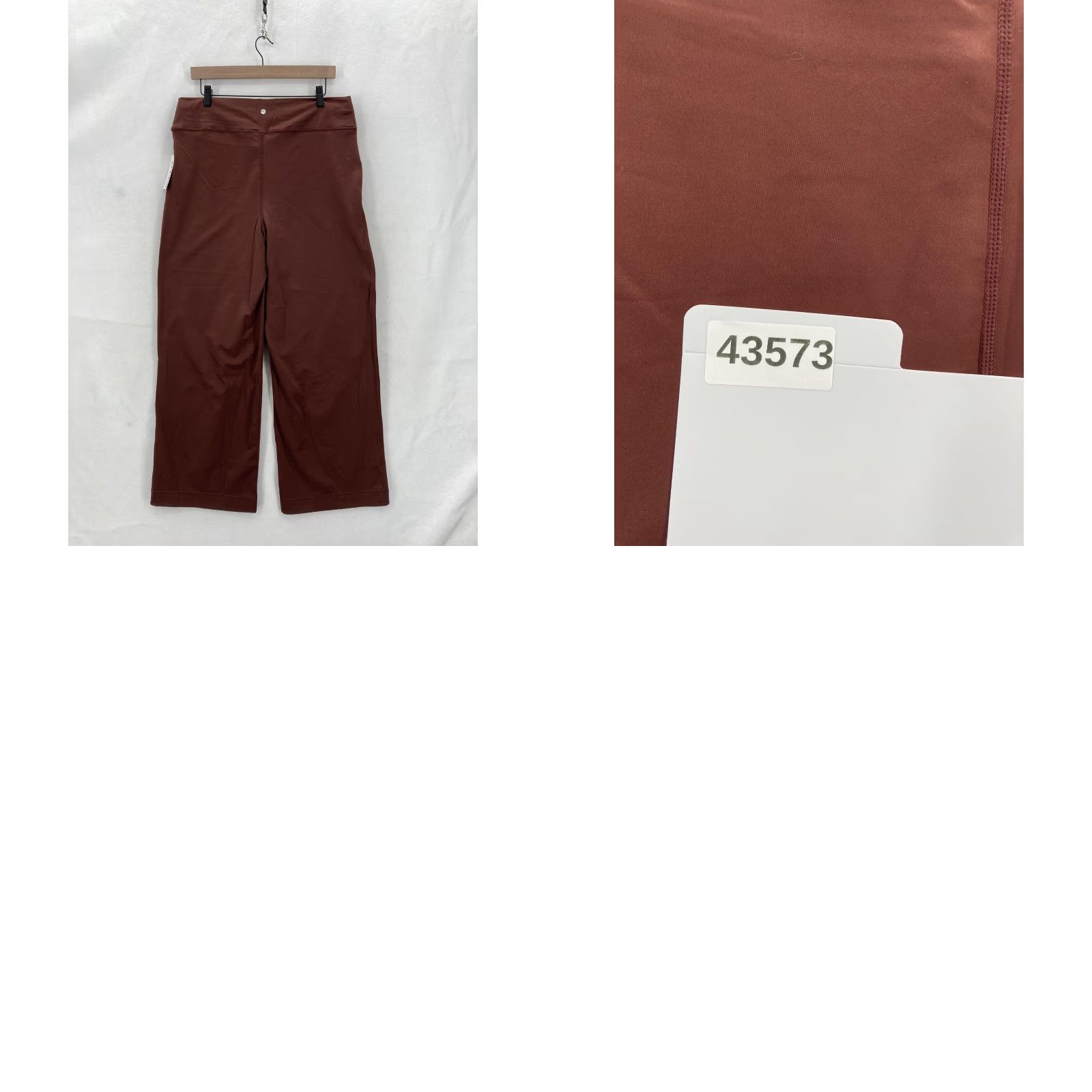 Vintage Willit Pants Womens XL Brown Wide-Leg Yoga Lounge Drawstring Pockets Athletic Size 40" / US 18 - 9 Thumbnail