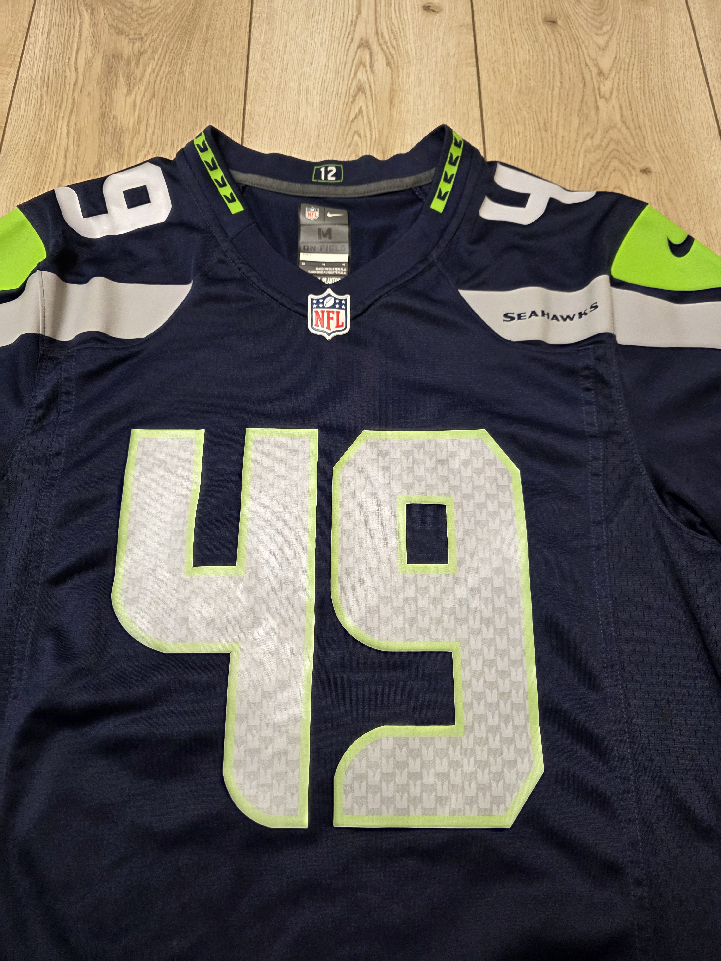 NFL SEATTLE SEAHAWKS JERSEY GRIFFIN JERSEY NFL AMERICAN FOOTBALL Size US M / EU 48-50 / 2 - 3 Thumbnail
