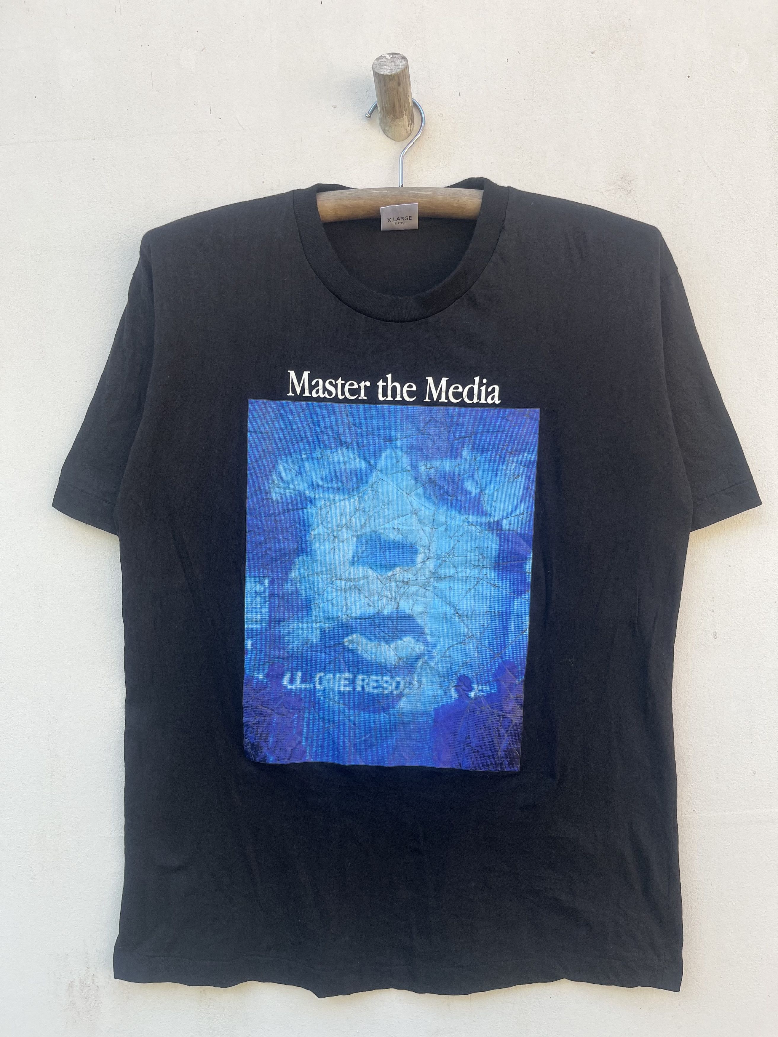 Apple Apple 90s Art Master the Media Japan Promo Single Stitch Size US XL / EU 56 / 4 - 1 Thumbnail