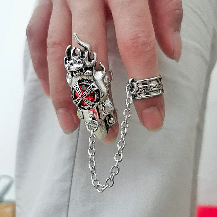 Jewelry Crazy Jewelry Rings Open Size Chrome Ring (Size 7-13) Size ONE SIZE - 3 Thumbnail