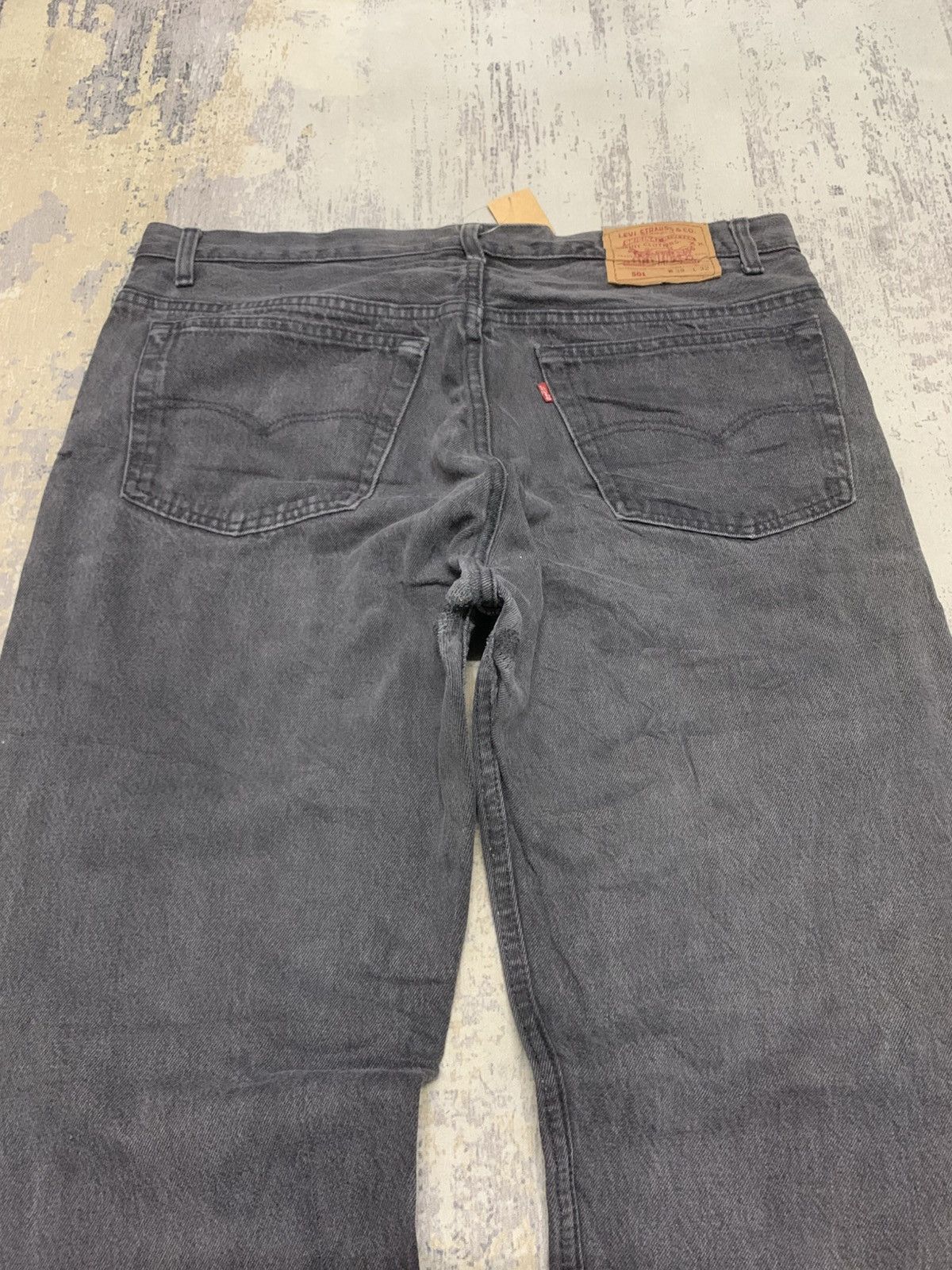 Levi's Vintage Levis 501 Super Black Jeans USA 38x32 Size US 38 / EU 54 - 7 Thumbnail