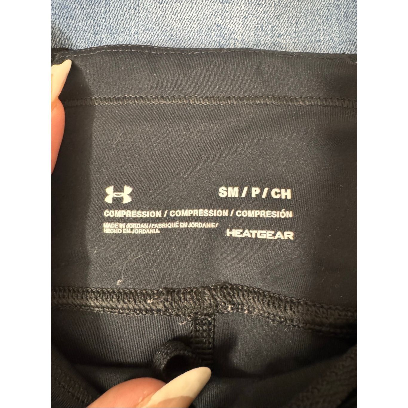 Under Armour Under Armour HeatGear Black Compression Leggings Women’s Small UA Logo Size 27" / US 4 / IT 40 - 4 Thumbnail