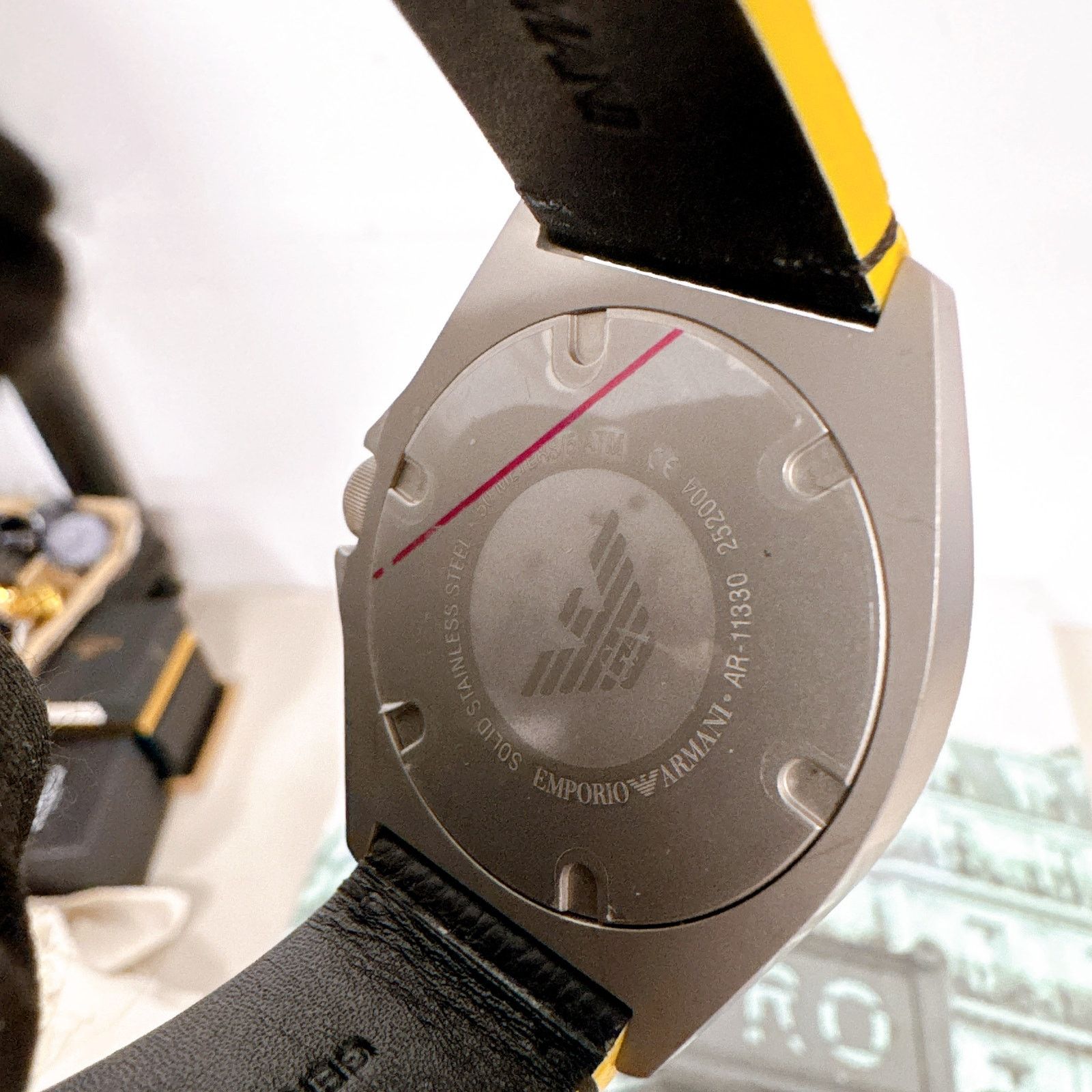 Emporio Armani Emporio Armani Nicola AR11330 Watch With Black Dial Black Size 40 - 4 Thumbnail