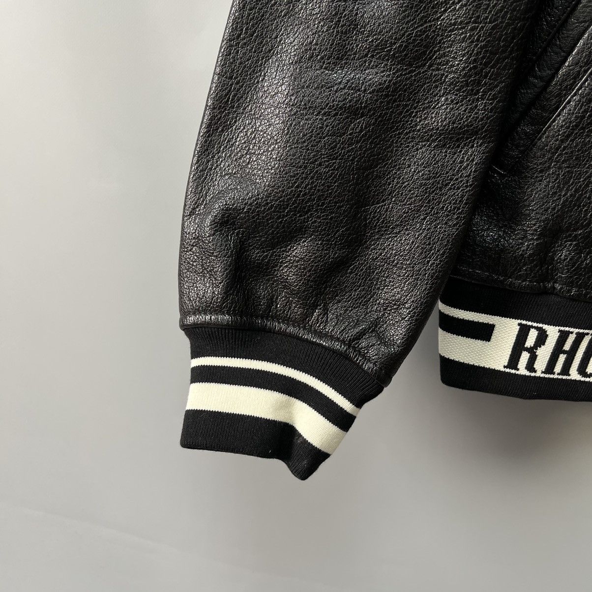 Rhude × Zara Rhude x Zara Rhuigi Leather Varsity Bomber Jacket NEW Size US M / EU 48-50 / 2 - 13 Thumbnail