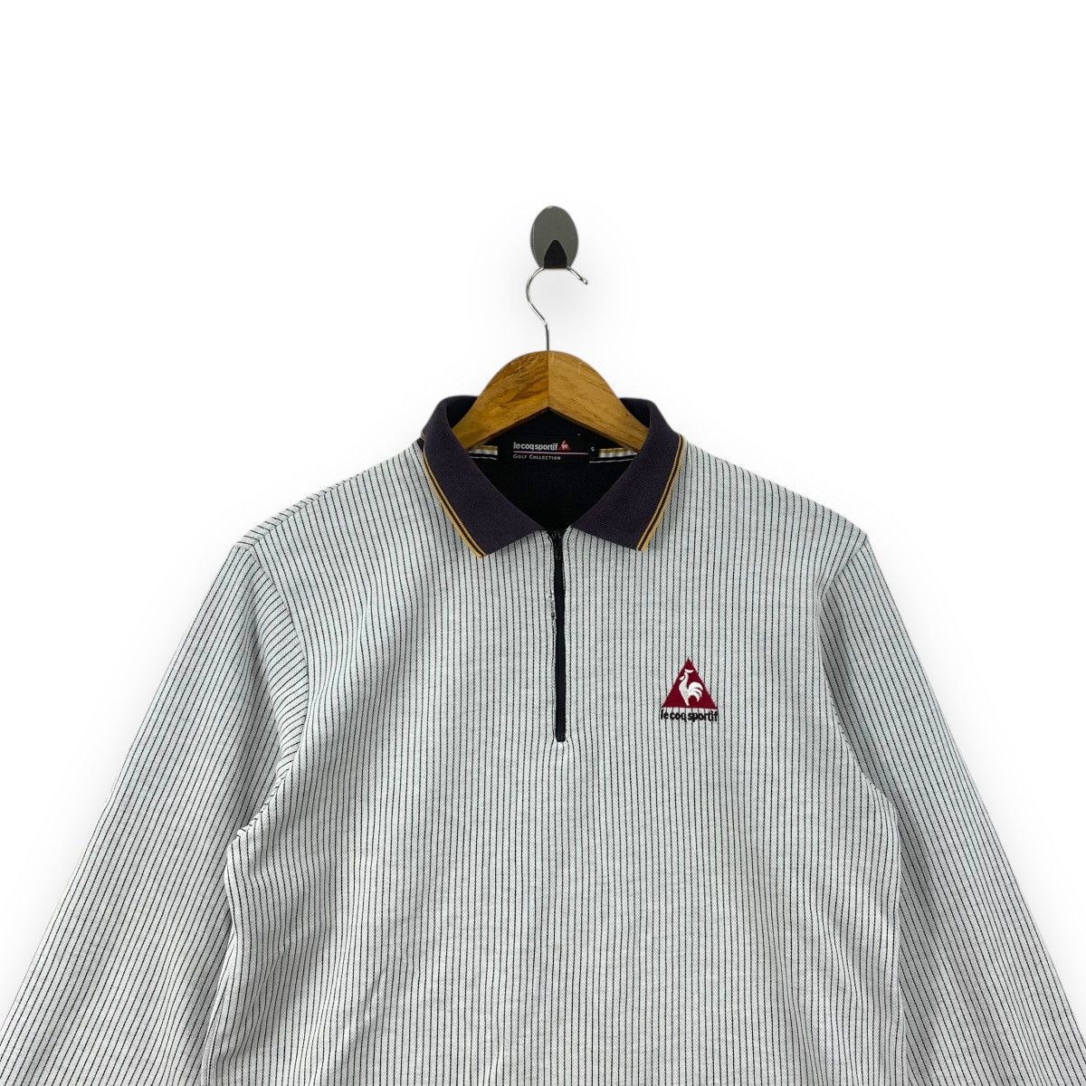 Vintage LE COQ SPORTIF Golf Collection Half Zipper Polo Tee