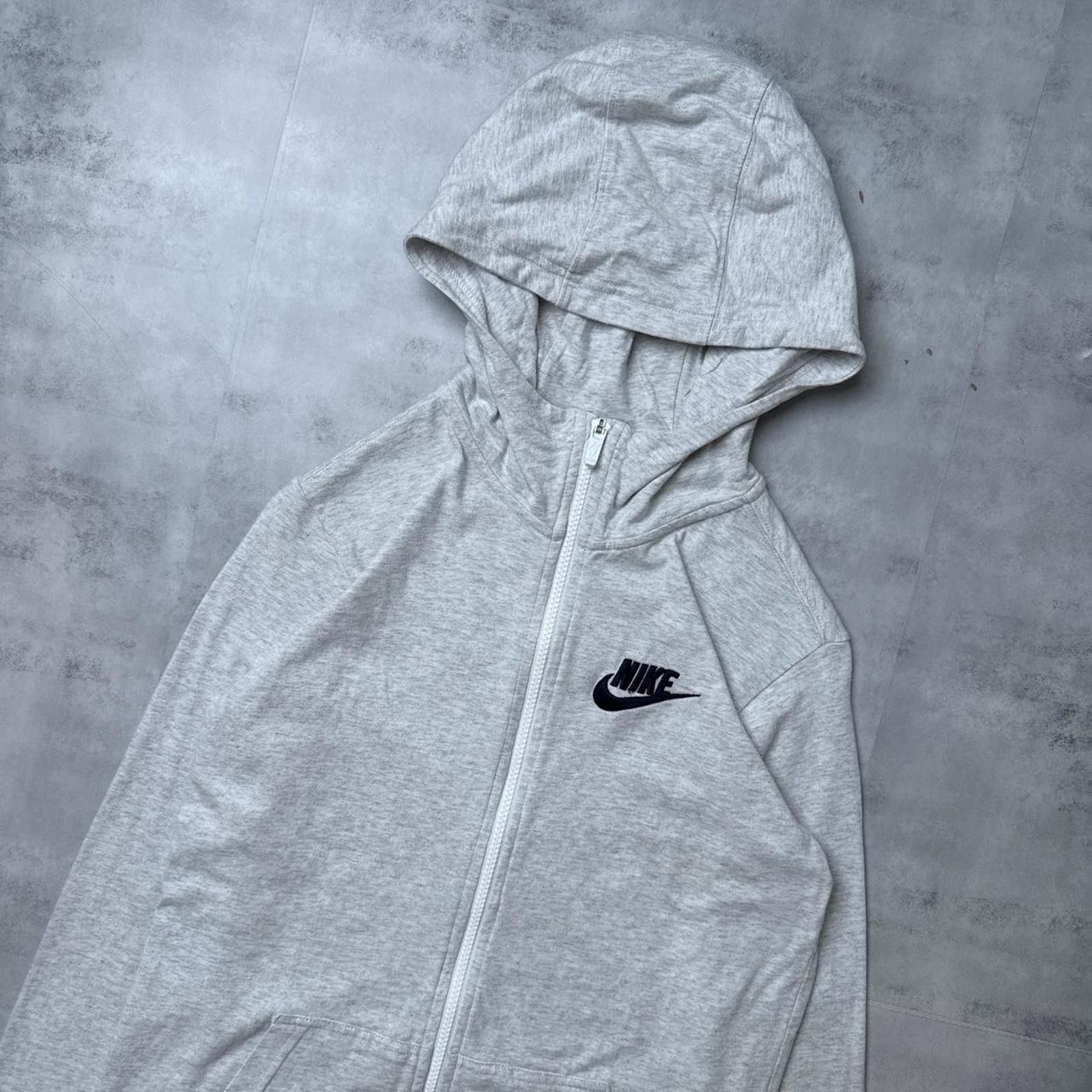 Nike Y2K Nike Gray Hoodie Zip Up Vintage Jacket Size US M / EU 48-50 / 2 - 3 Thumbnail