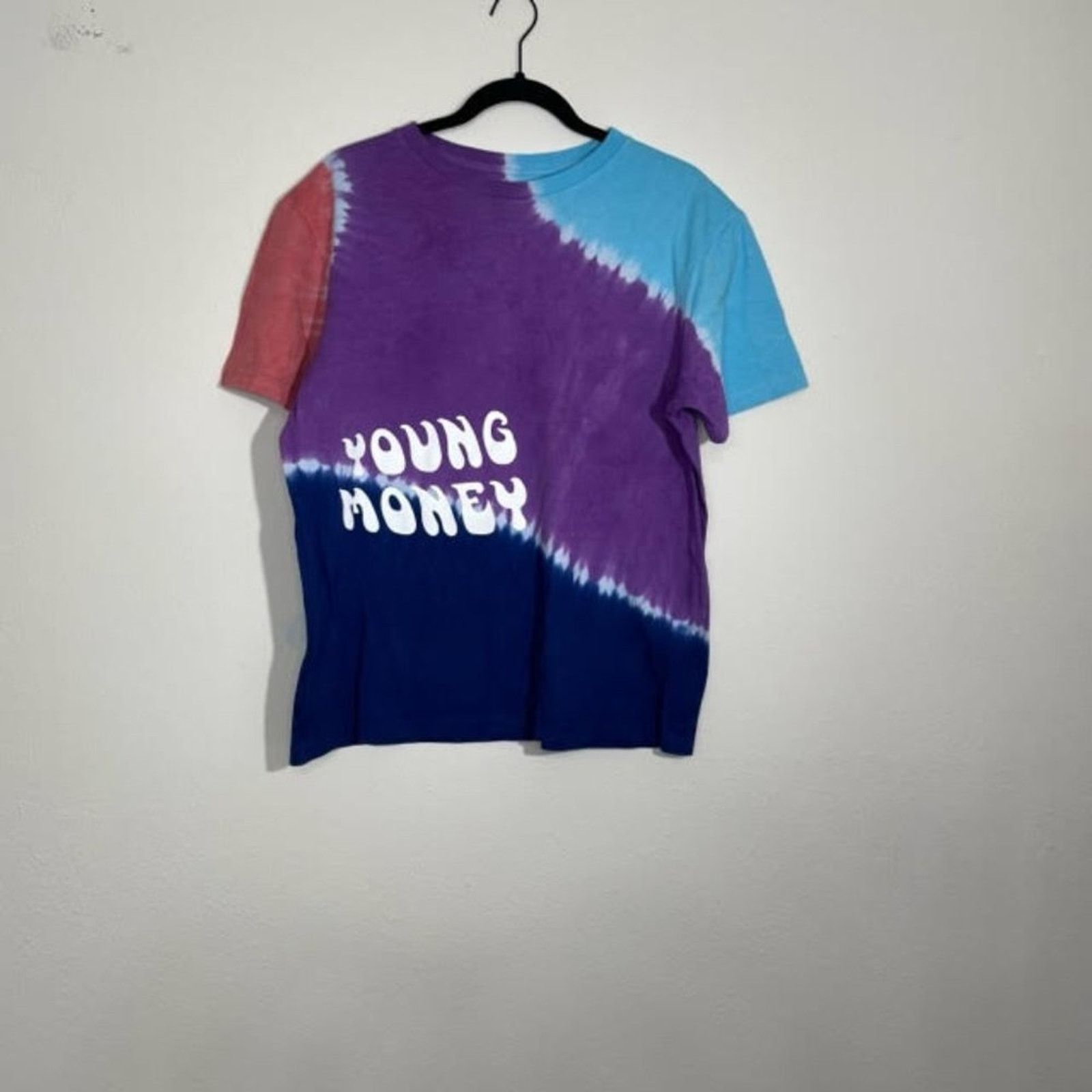 American Eagle Outfitters American Eagle X Young Money Purple Red Tie Dye T-Shirt Size M / US 6-8 / IT 42-44 - 1 Thumbnail