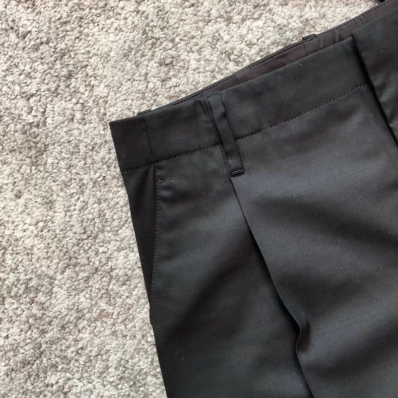 Versace Versace Wool wide-leg pants with a mid-high waist Size 30" / US 8 / IT 44 - 2 Thumbnail
