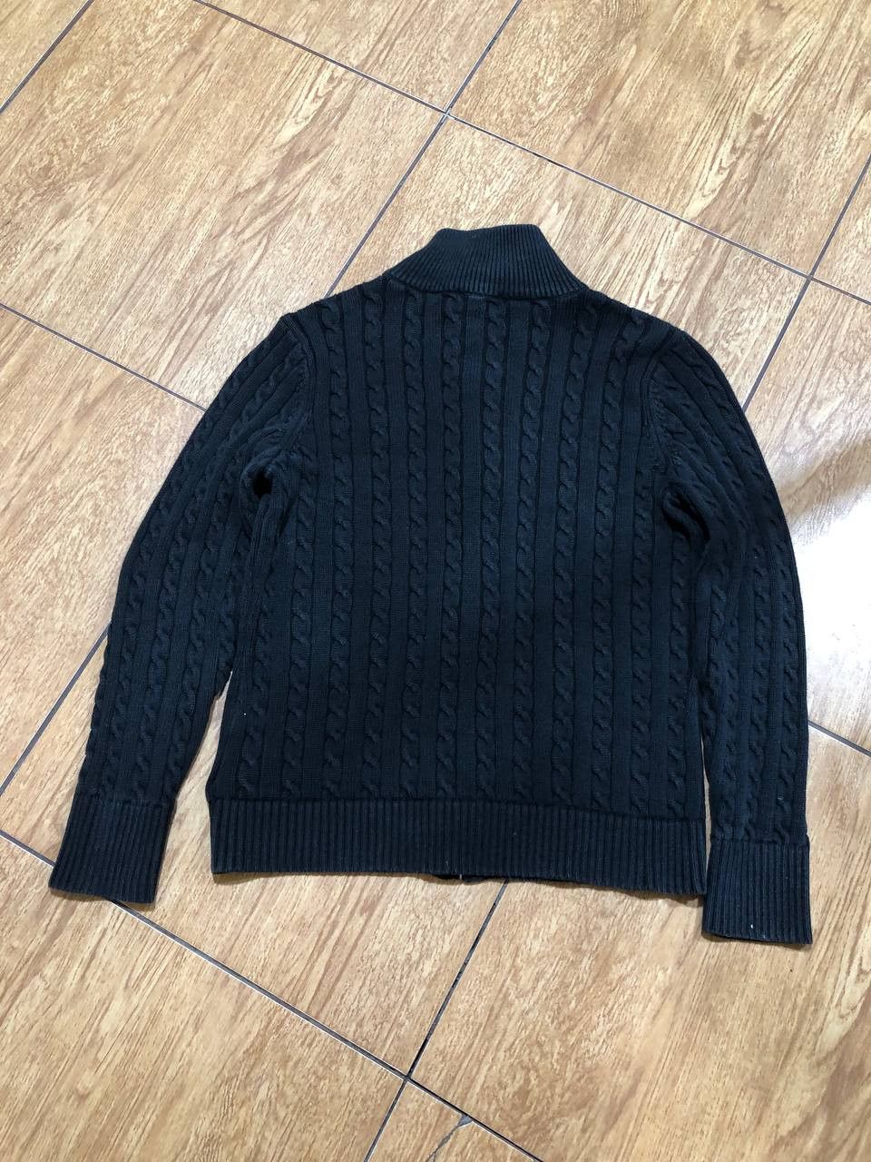 Polo Ralph Lauren Lauren Ralph Lauren Navy Cable Cardigan Sweater Size L / US 10 / IT 46 - 15 Thumbnail