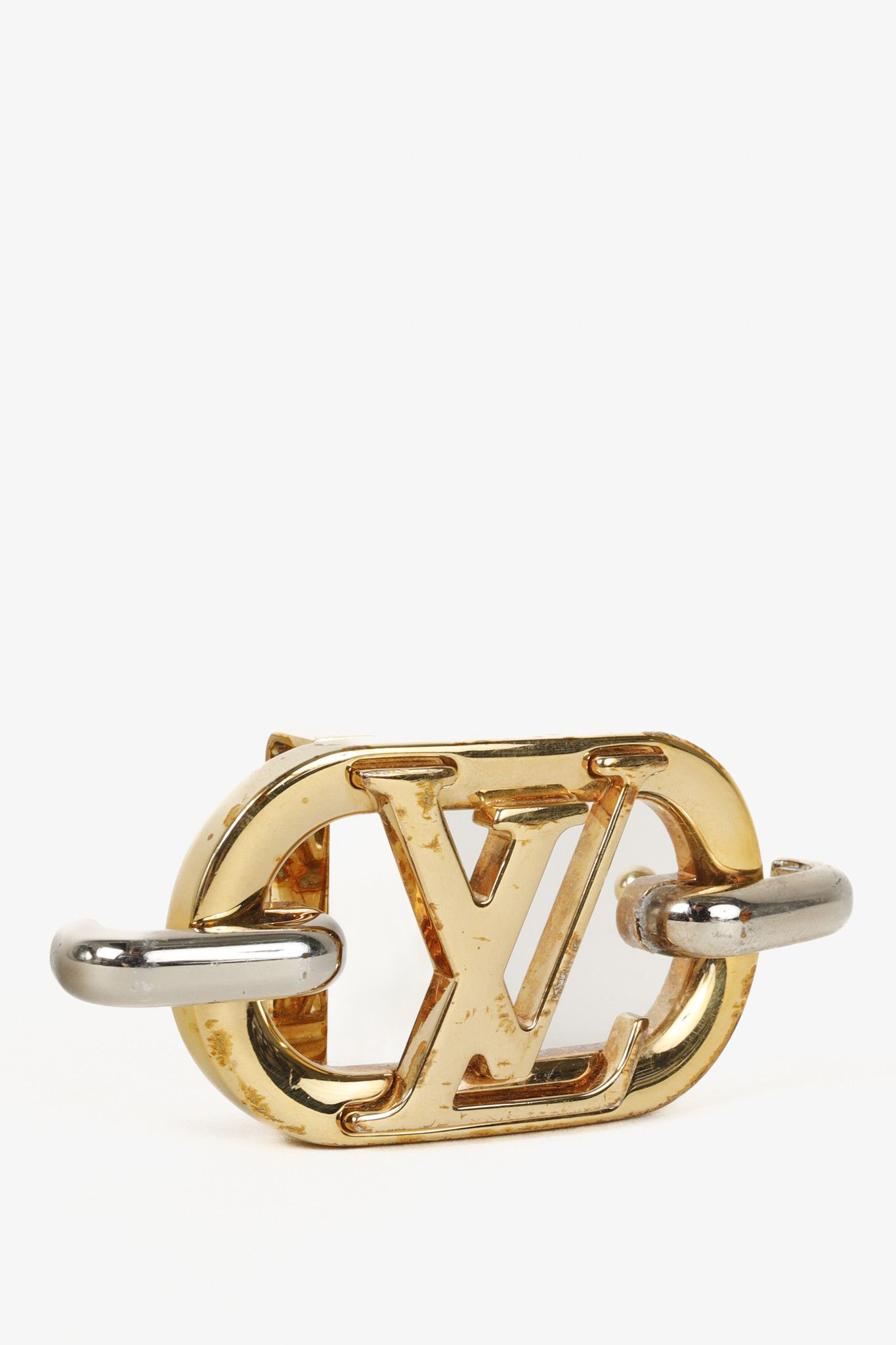 Louis Vuitton Louis Vuitton Everyday Chain Cutout-Monogram Belt Buckle Size ONE SIZE - 1 Thumbnail
