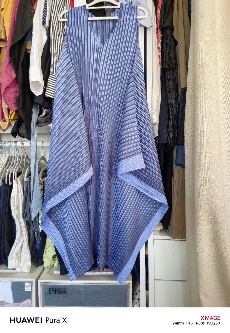 Issey Miyake Issey Miyake PP Blue Pleated Top - dmc Size US M / EU 48-50 / 2 - 1 Thumbnail