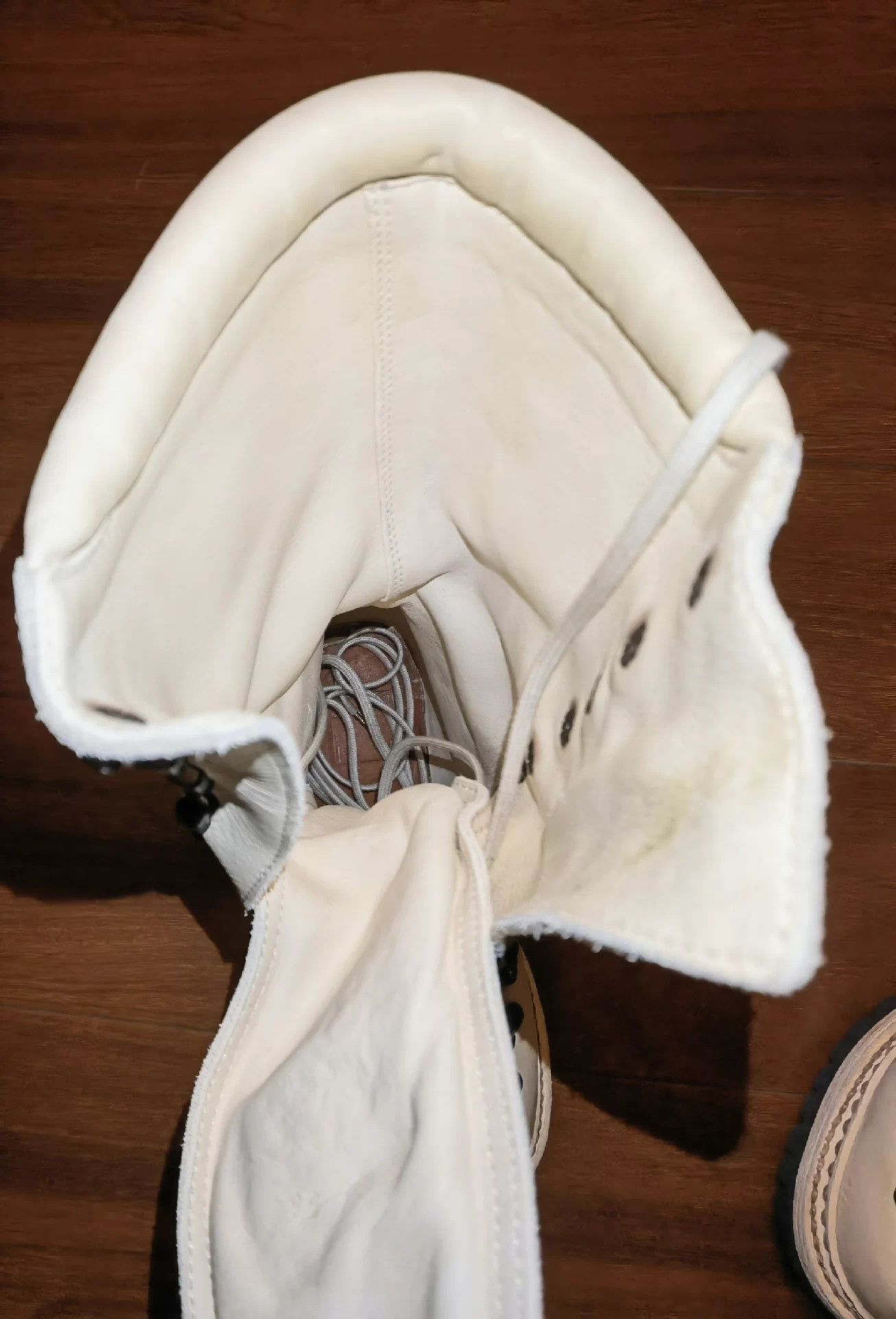 Guidi Guidi white high-top hiking boots, Size US 6 / IT 36 - 8 Thumbnail